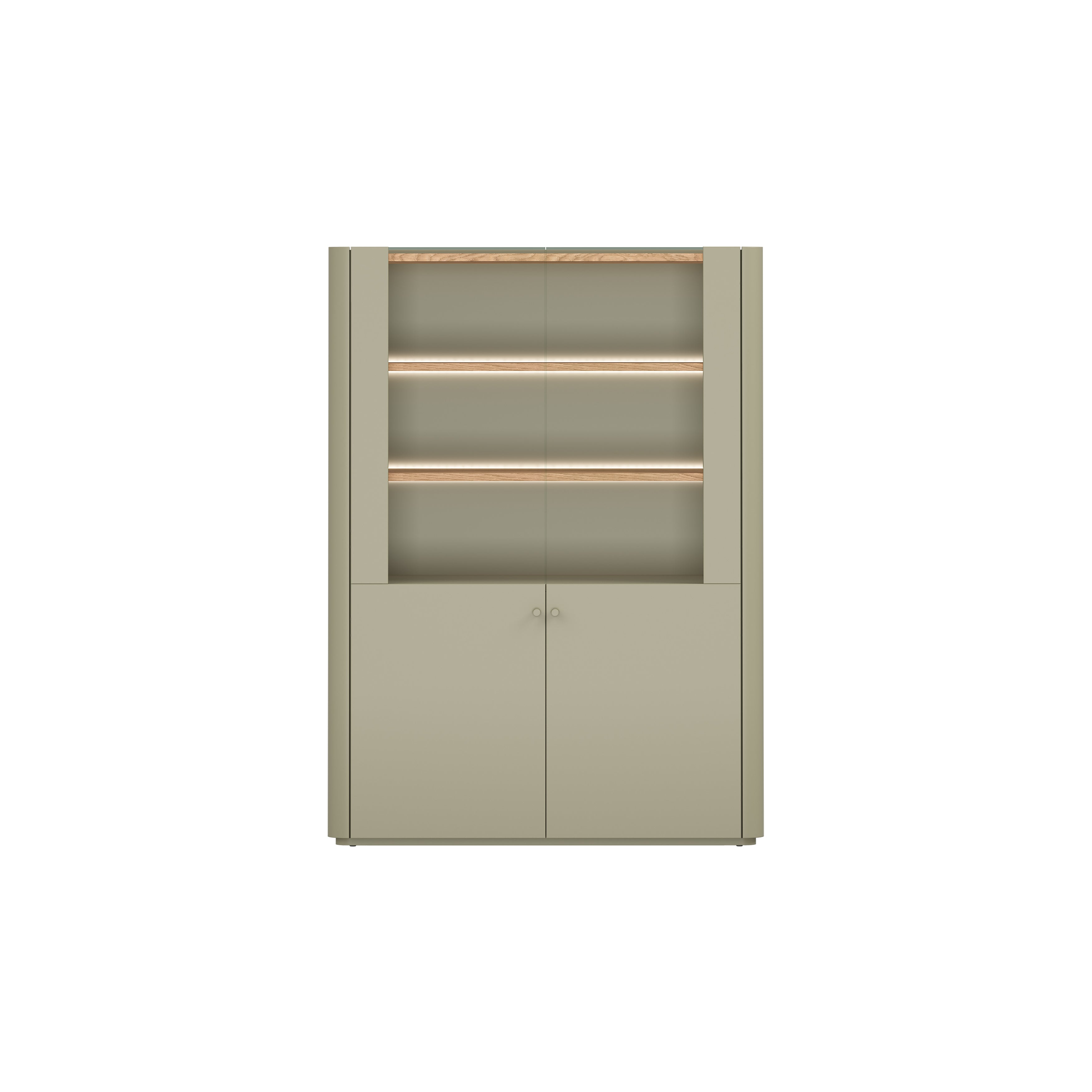 Vitrina Elivo 100cm, Material: MDF, melaminska plošča
