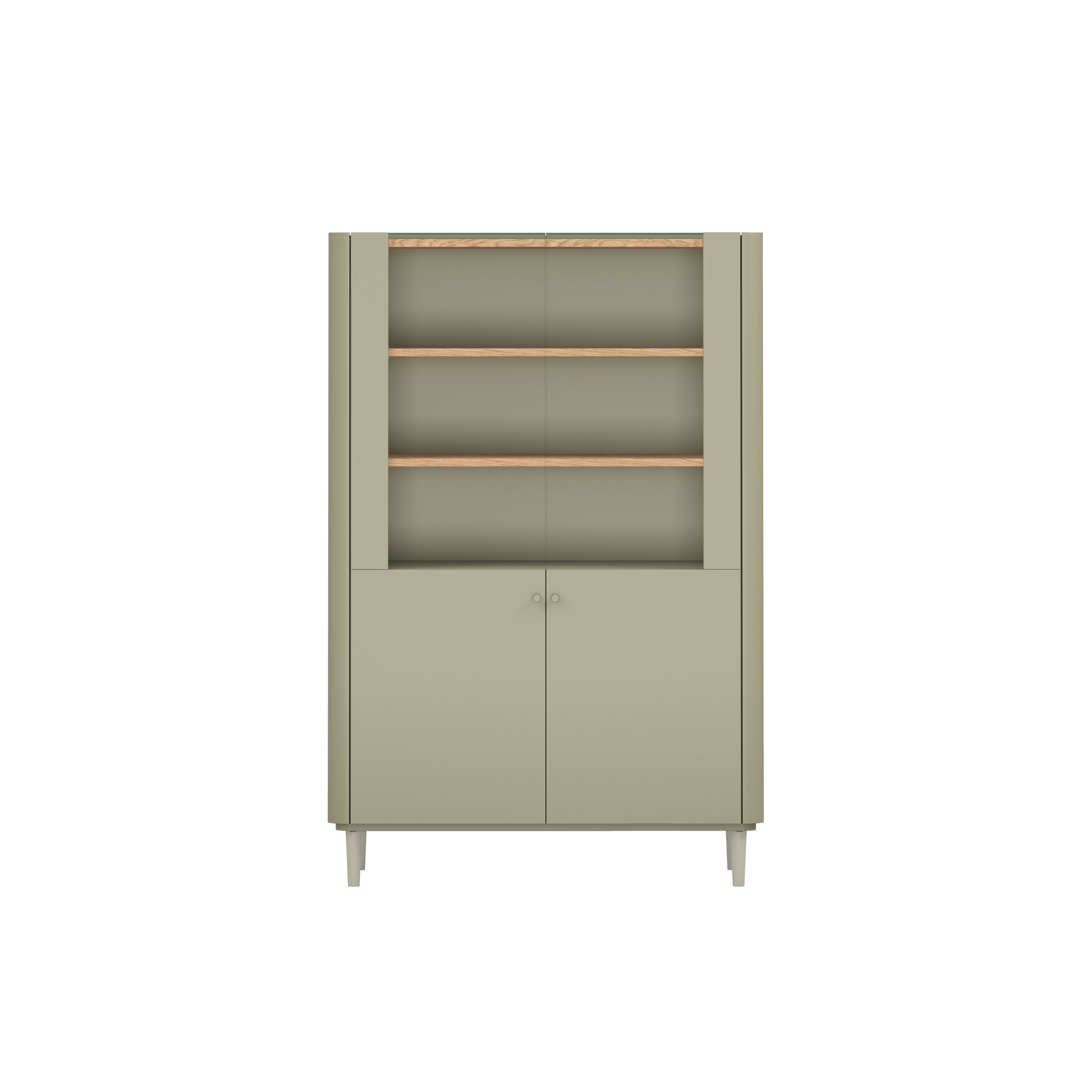 Vitrina Elivo 100cm, Material: MDF, melaminska plošča