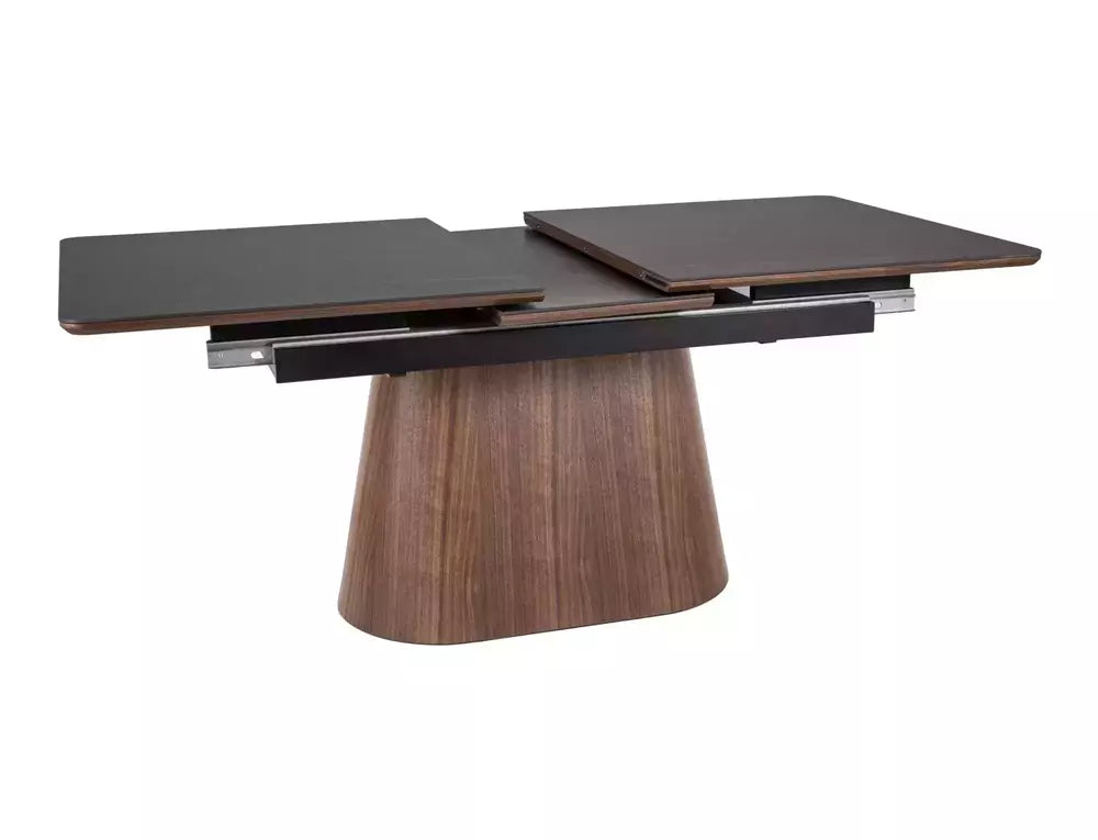 Raztegljiva jedilna miza Monaco 160/200x90 cm, material: MDF in keramika