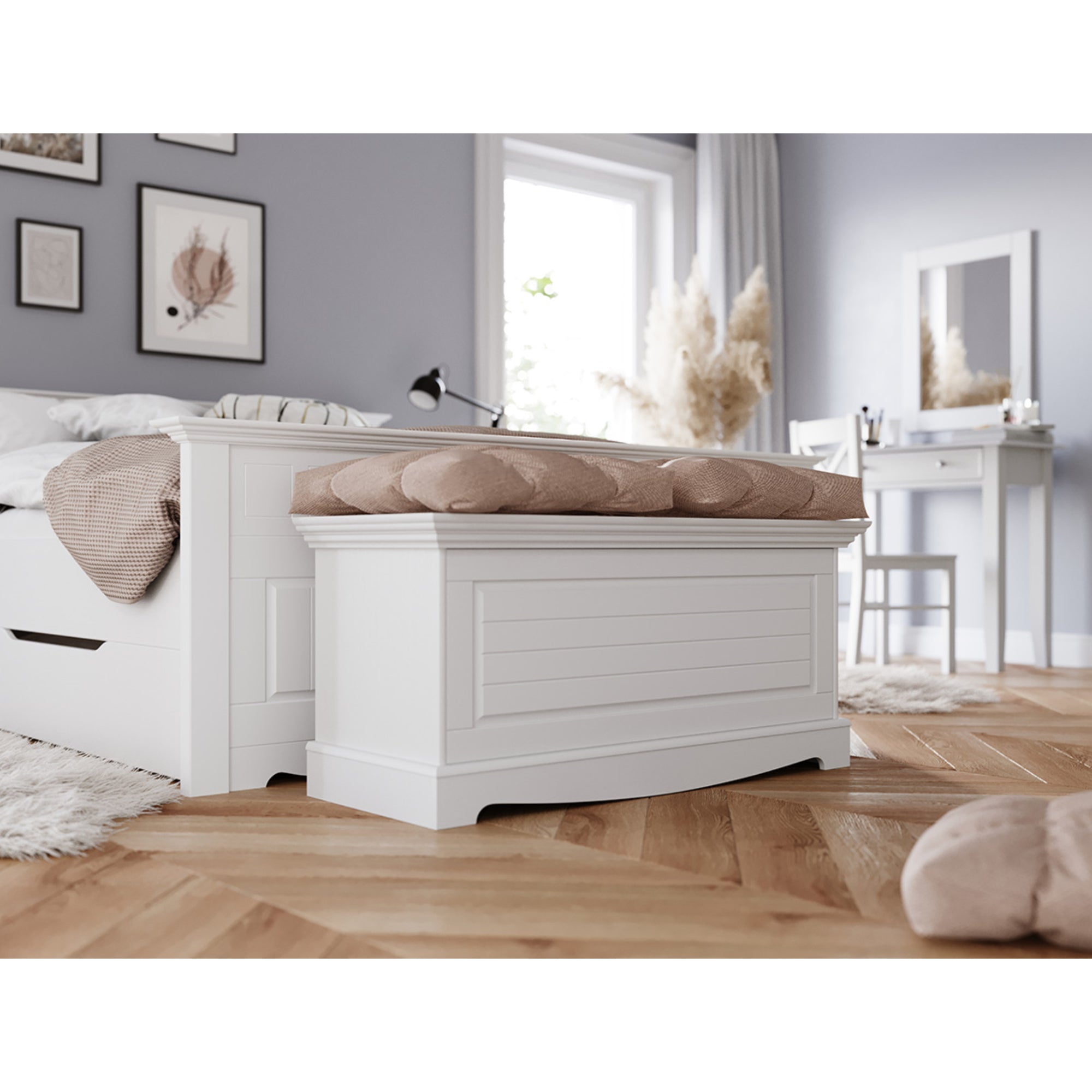 Komoda Bleluno cm, material: masivna borovina