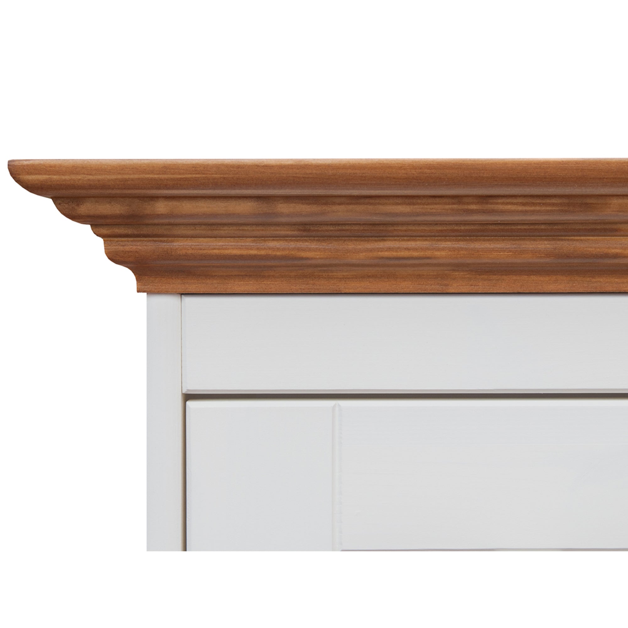 Vitrina Belluno 44x190 cm, material: masivna borovina