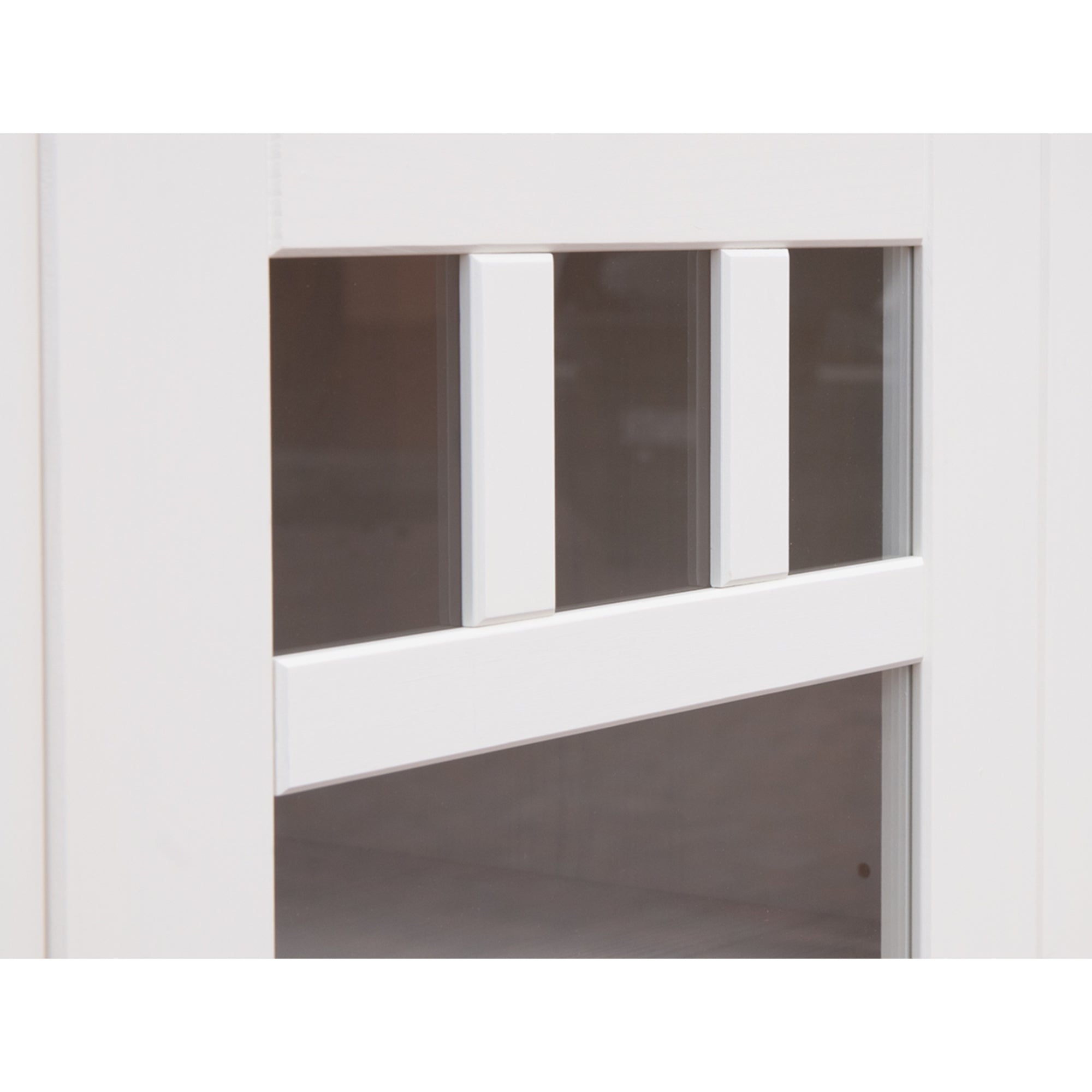 Vitrina Belluno 44x190 cm, material: masivna borovina