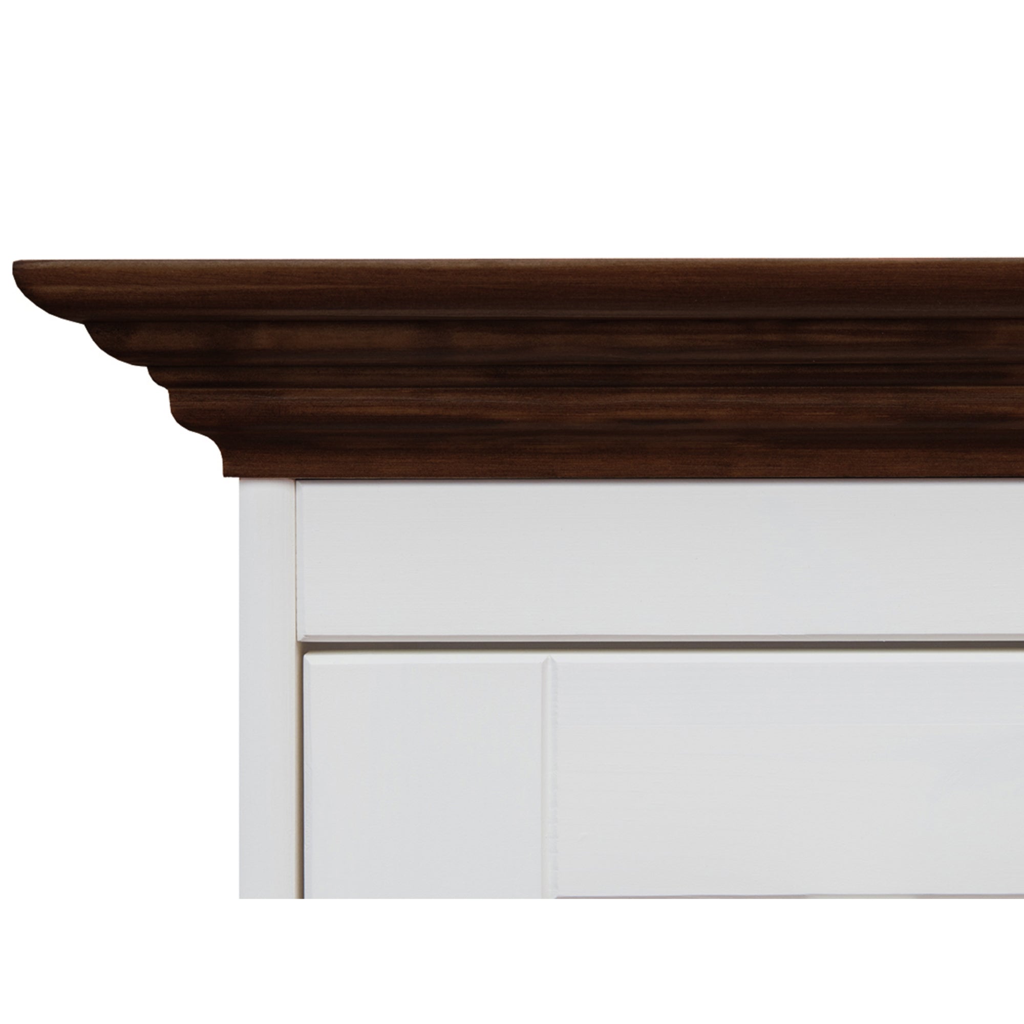 Vitrina Belluno 44x190 cm, material: masivna borovina