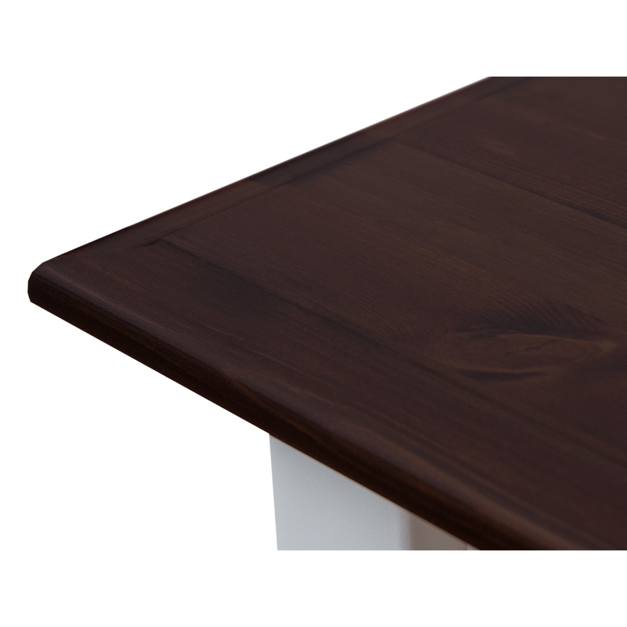 Klubska mizica Belluno 122x70 cm, material: masivna borovina