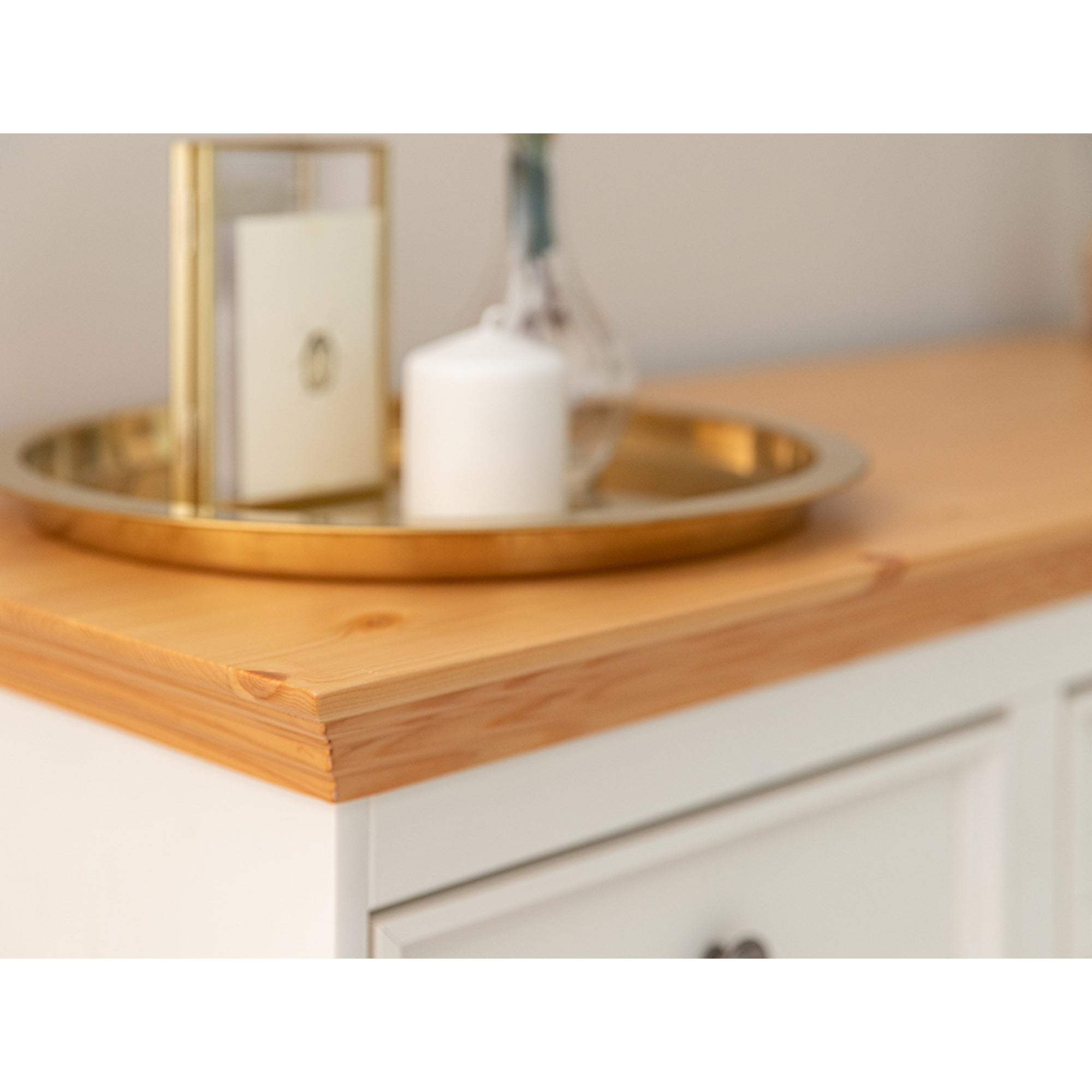 Komoda Belluno 111x44 cm, material: masivna borovina