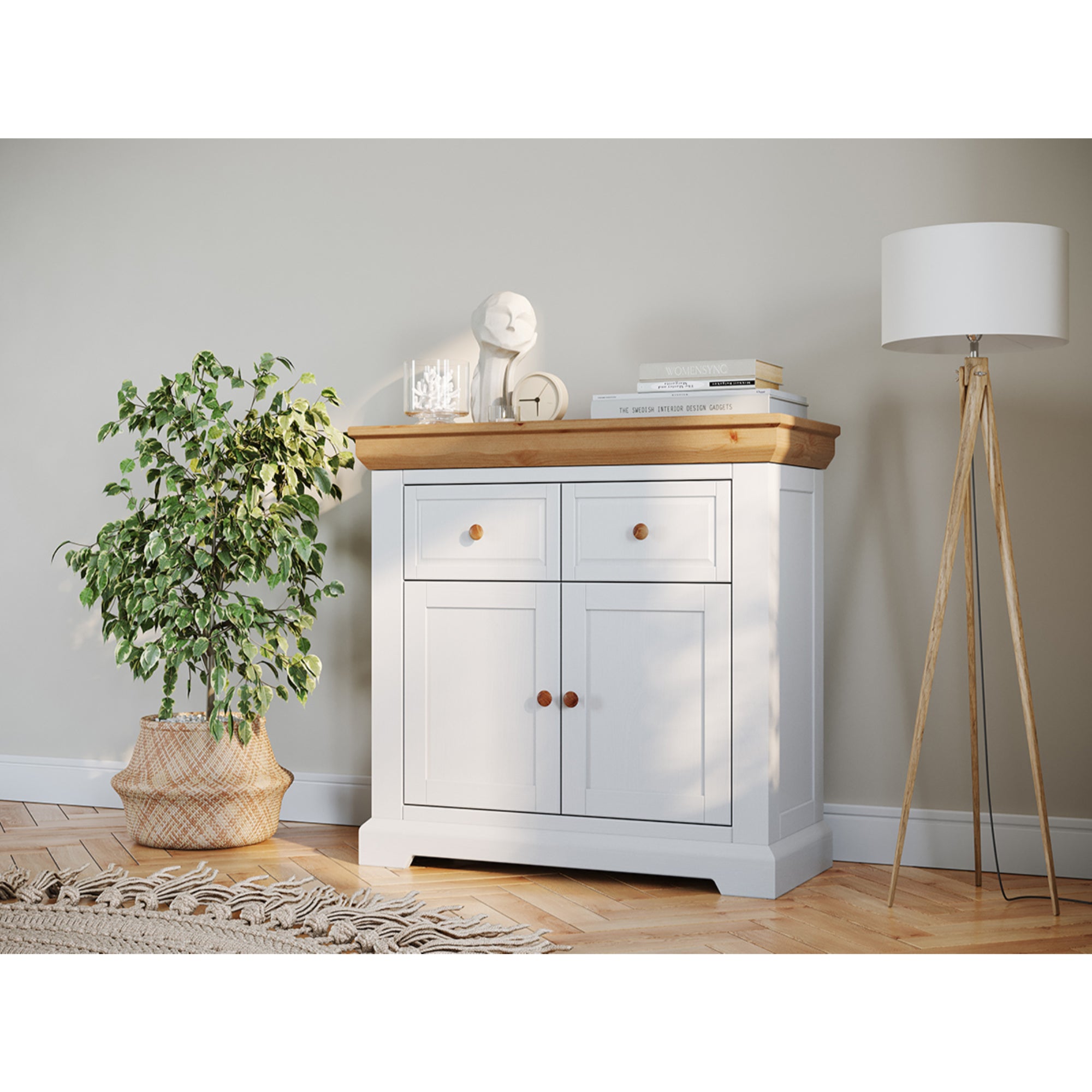 Komoda Marone 95,2x41,2 cm, material: masivna borovina