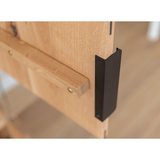 Viseča vitrina Tirano 33x142 cm, material: masiven hrastov les