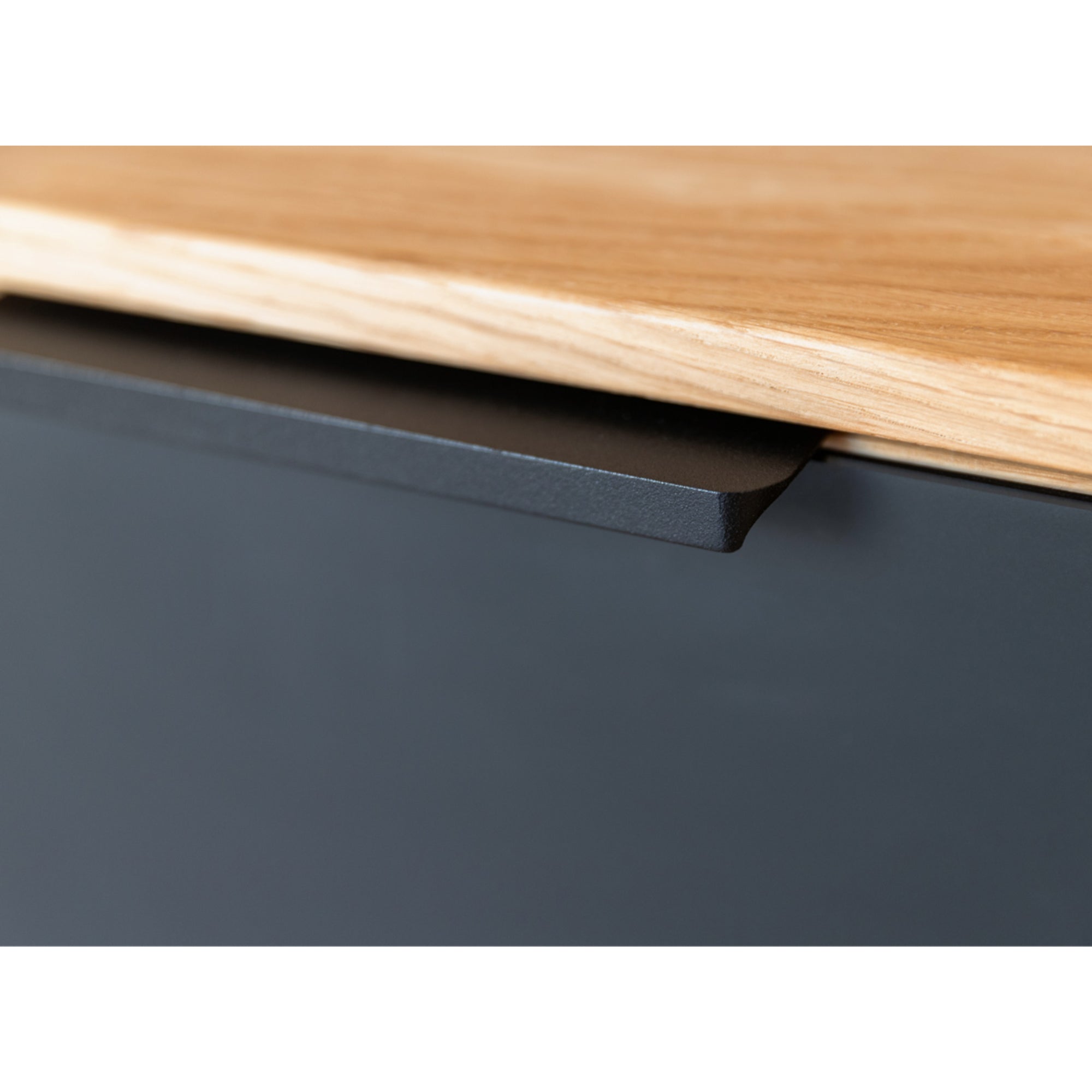 Viseča TV komoda Tirano 200x39 cm, material: masiven hrastov les