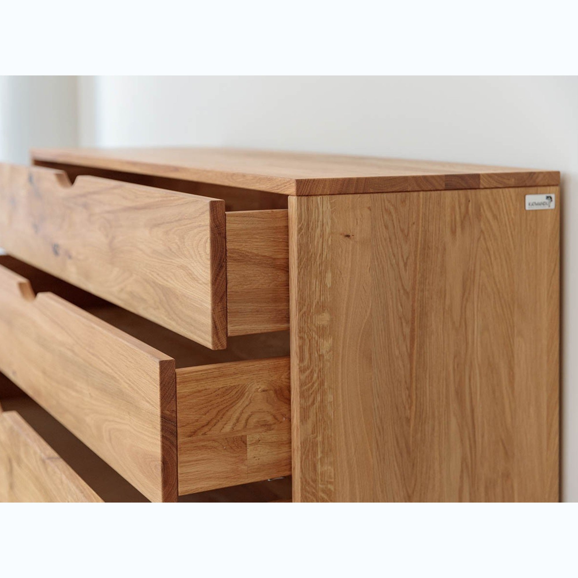 Komoda Simona 110x40 cm, Material: Masivno hrastovo les