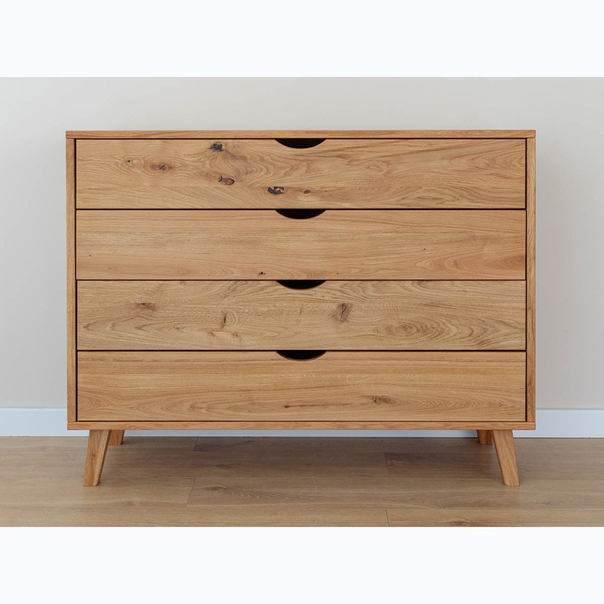 Komoda Simona 110x40 cm, Material: Masivno hrastovo les