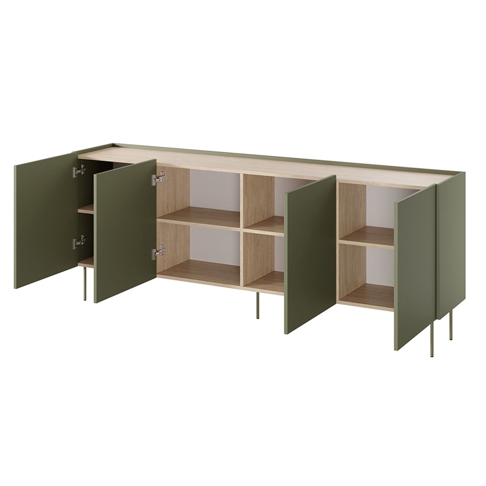 Predalnik Design 220 cm, 4 vrata, Material: MDF 