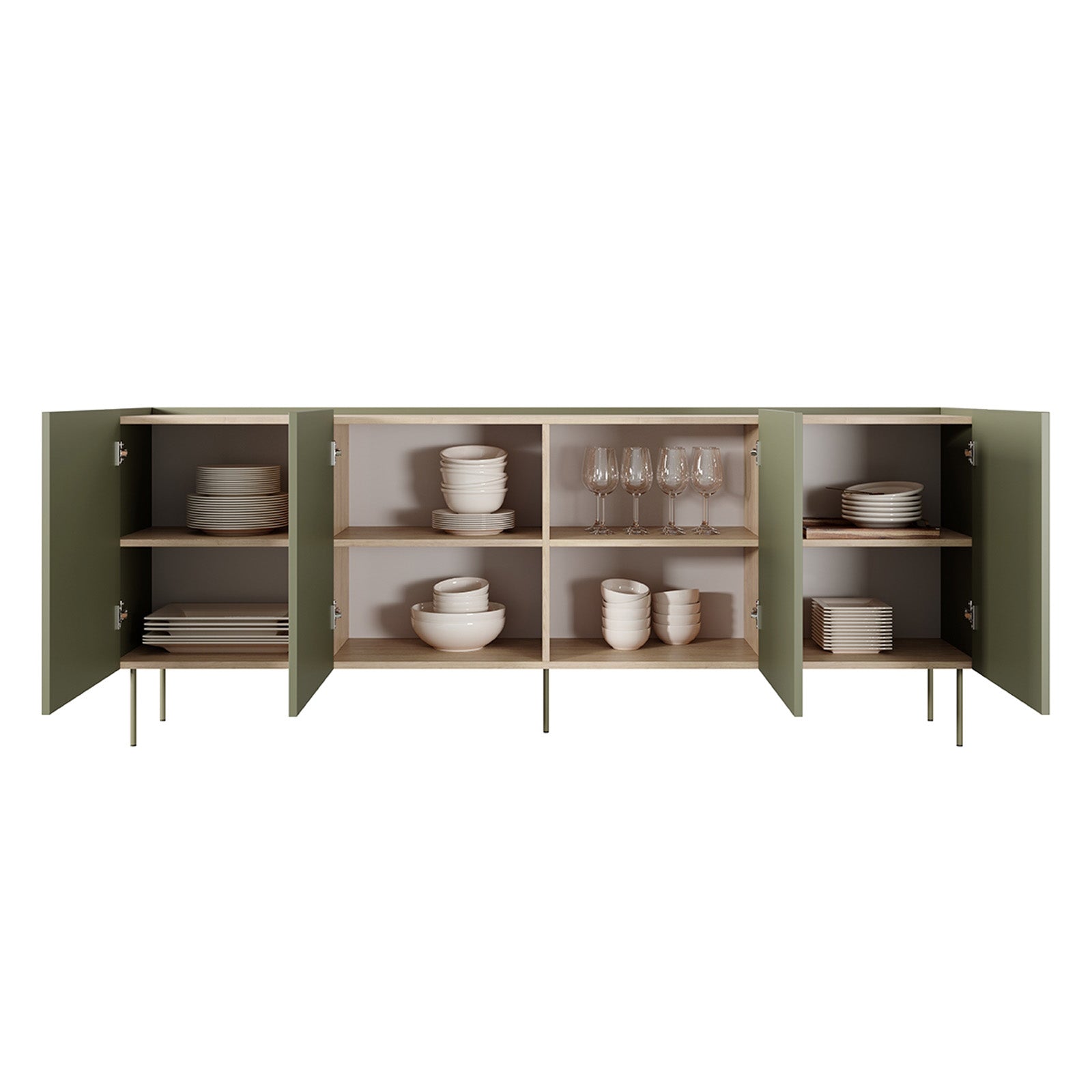 Predalnik Design 220 cm, 4 vrata, Material: MDF 