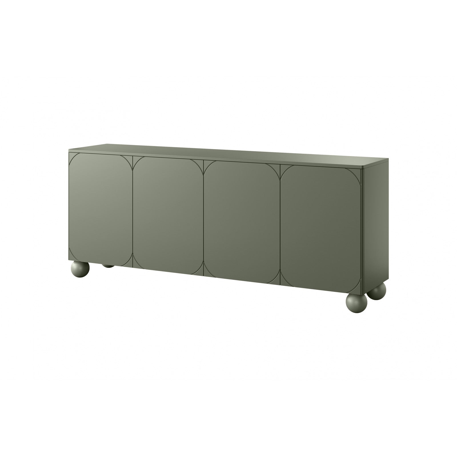 Sonatia komoda 200 cm, 4 vrata, Material: MDF