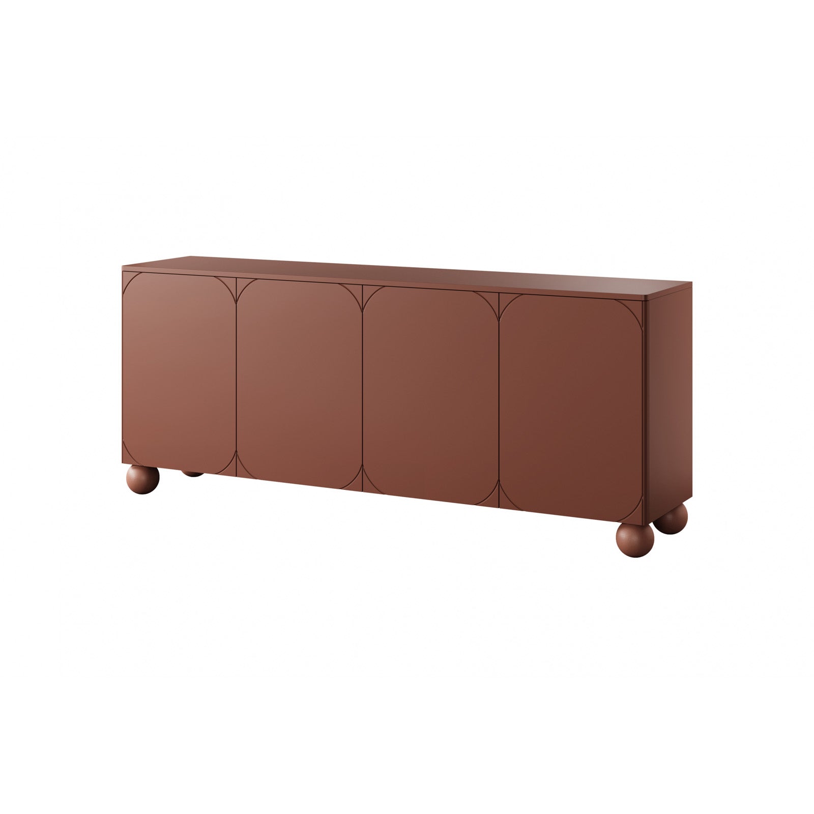 Sonatia komoda 200 cm, 4 vrata in 4 predali, Material: MDF