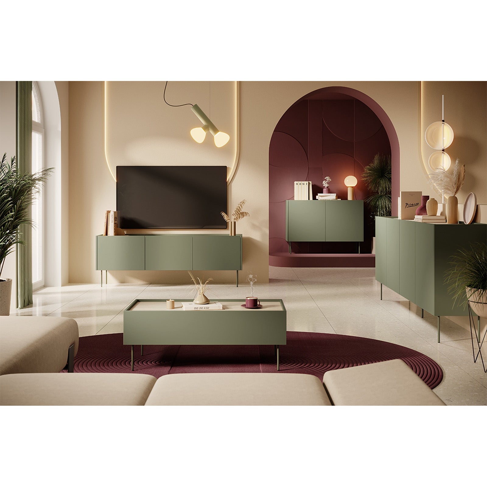 Dizajnerska komoda, Material: MDF 