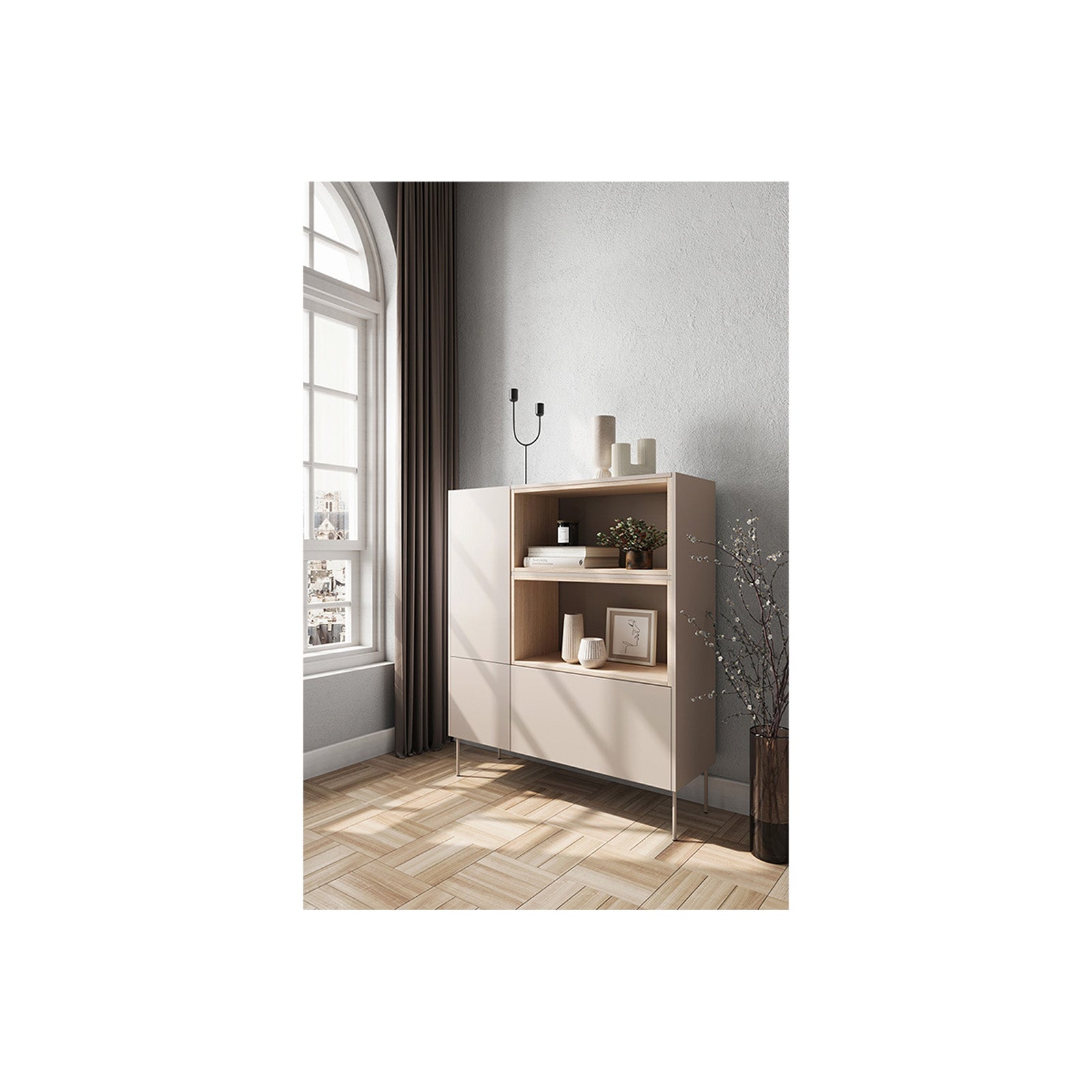 Visoka komoda Design, Material: MDF 