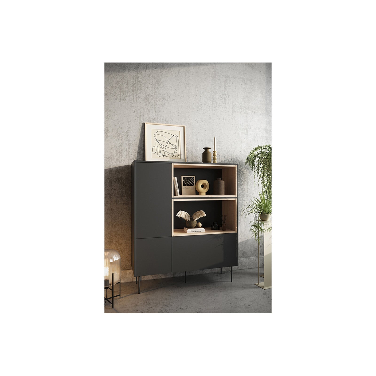 Visoka komoda Design, Material: MDF 