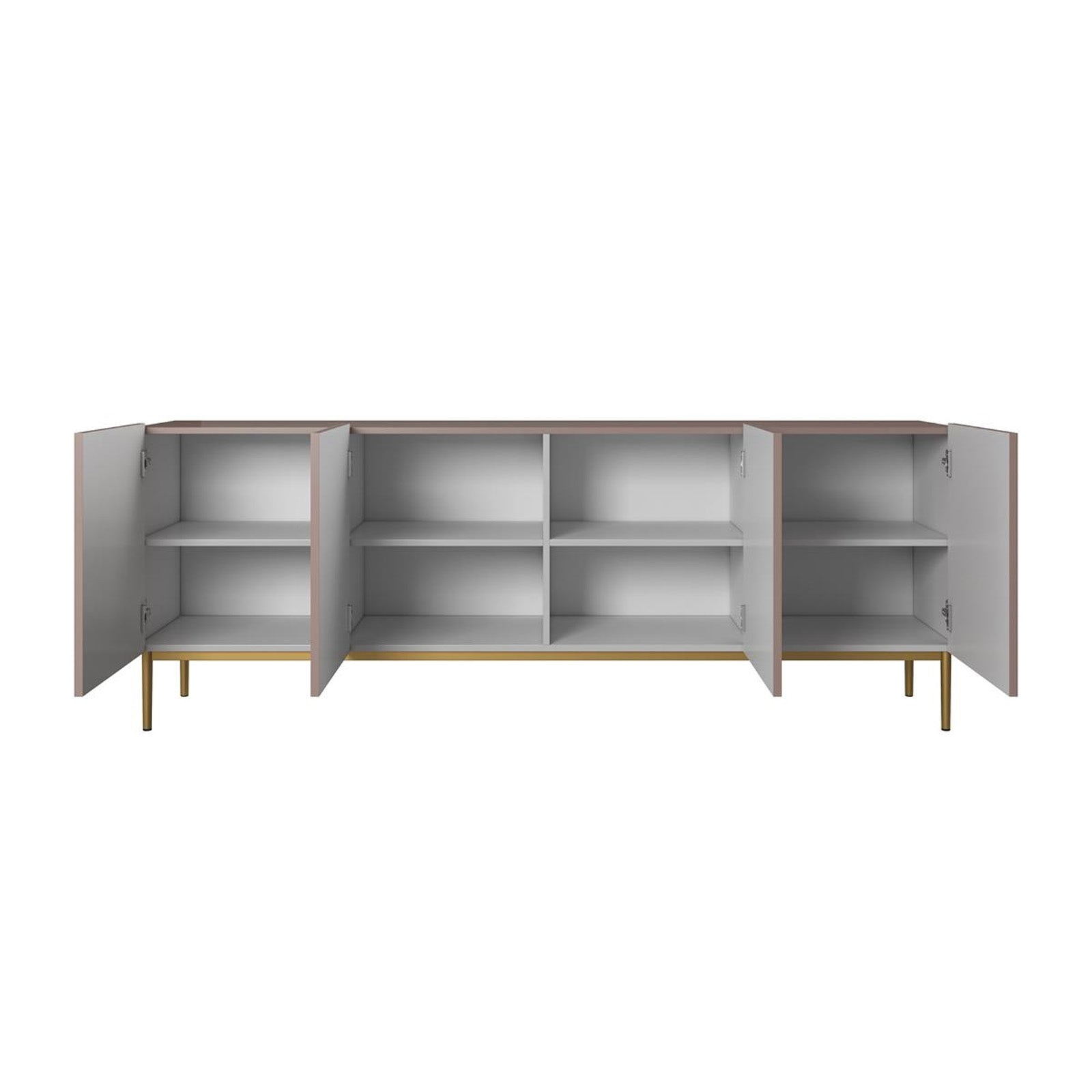 Predalnik Nicole 200 cm, 4 vrata, Material: MDF 