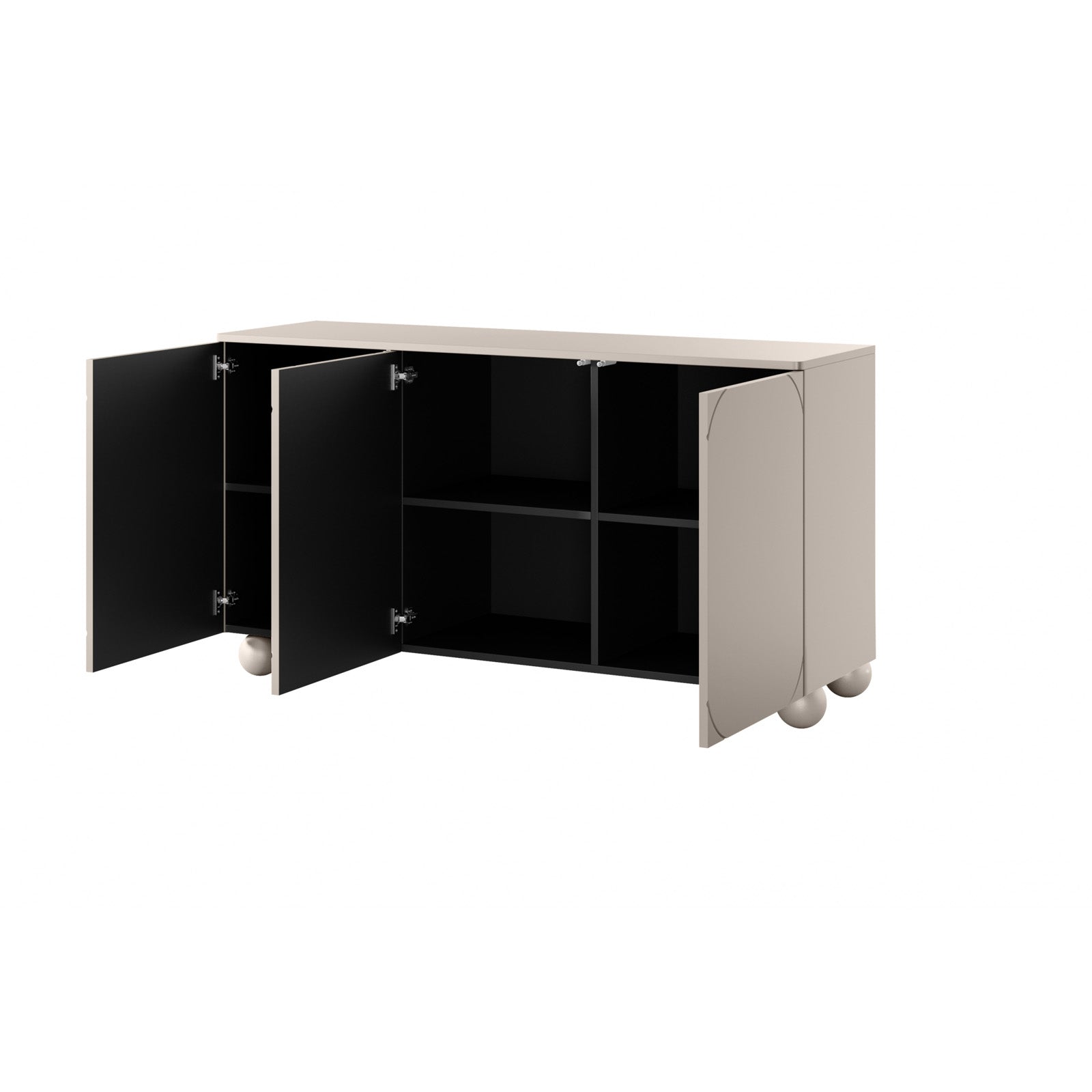 Sonatia komoda 150 cm, 3 vrata, Material: MDF