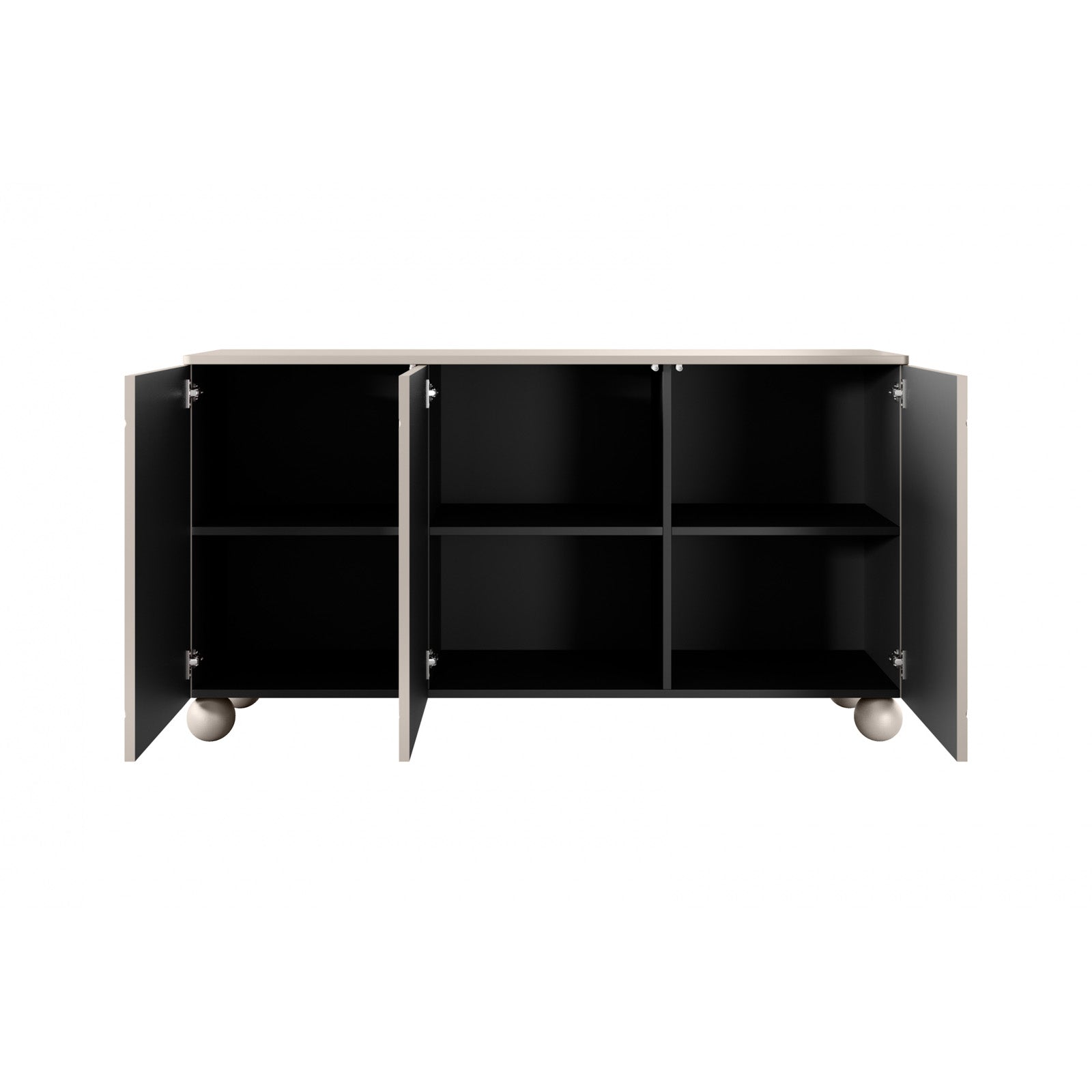 Sonatia komoda 150 cm, 3 vrata, Material: MDF