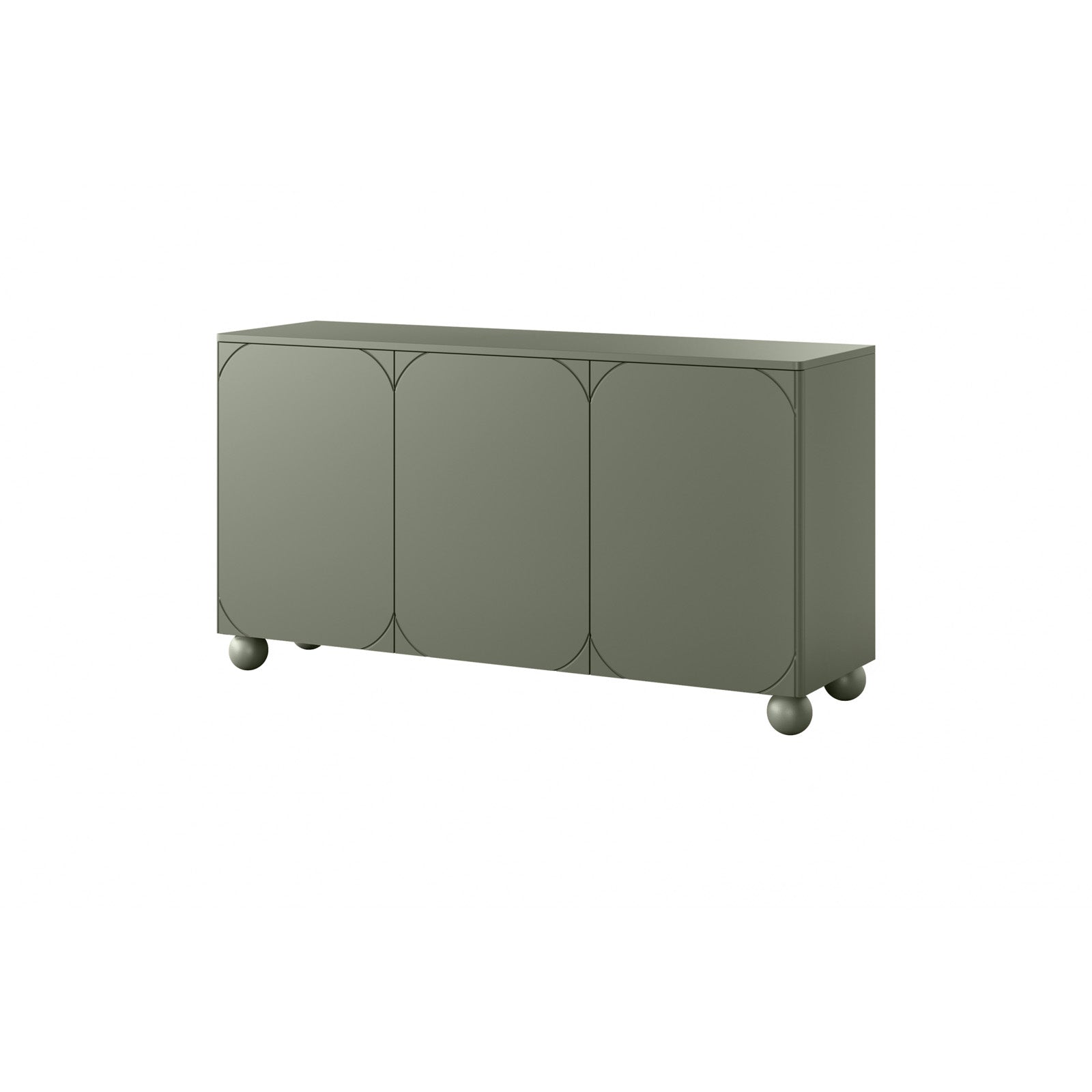 Sonatia komoda 150 cm, 3 vrata, Material: MDF