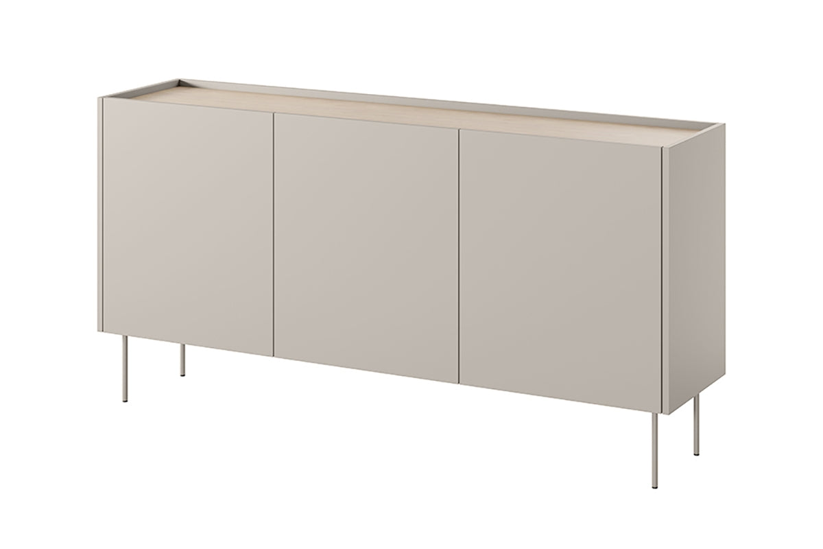Dizajnerska komoda 170 cm, 3 vrata in 2 predala, Material: MDF