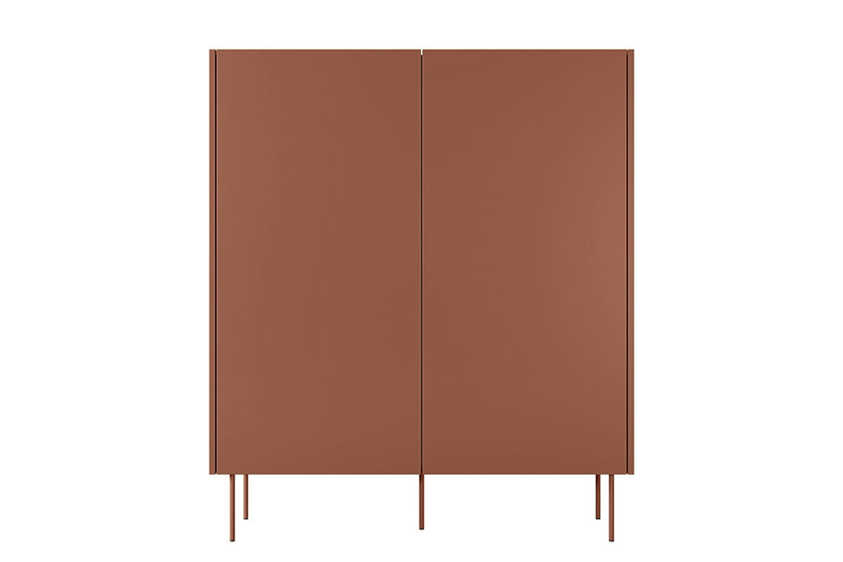 Dizajnerska komoda 120 cm, 2 vrata in 2 predala, Material: MDF