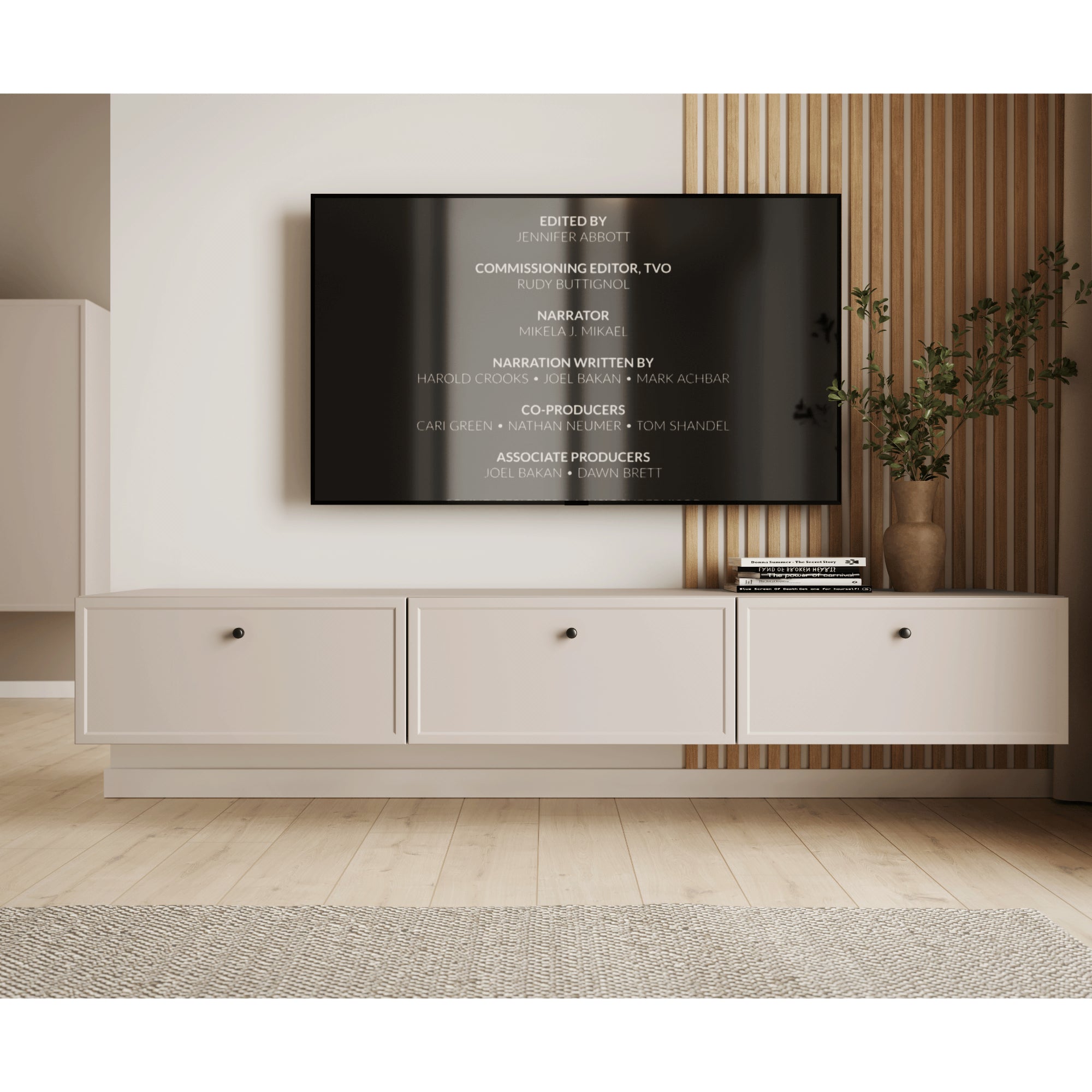 TV komoda Lorini 200cm, material: MDF
