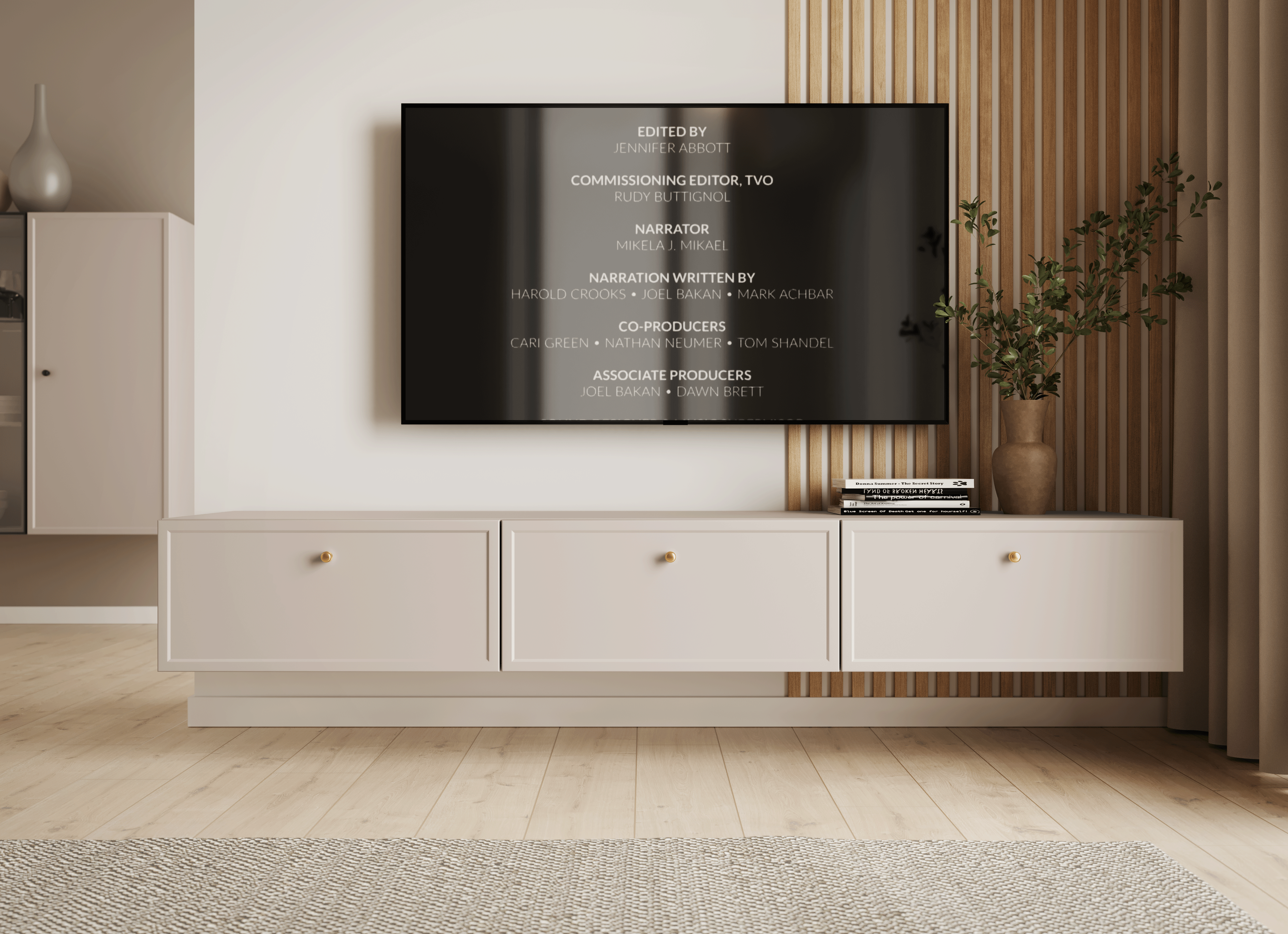 TV komoda Lorini 200cm, material: MDF