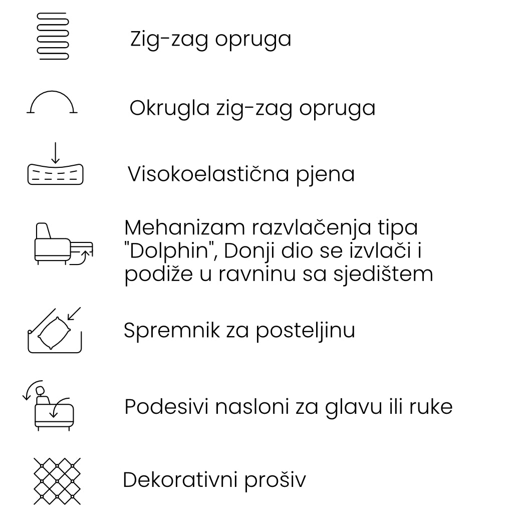 Kotna sedežna garnitura Lugano I, 276x174cm, Material: Izbira materialov