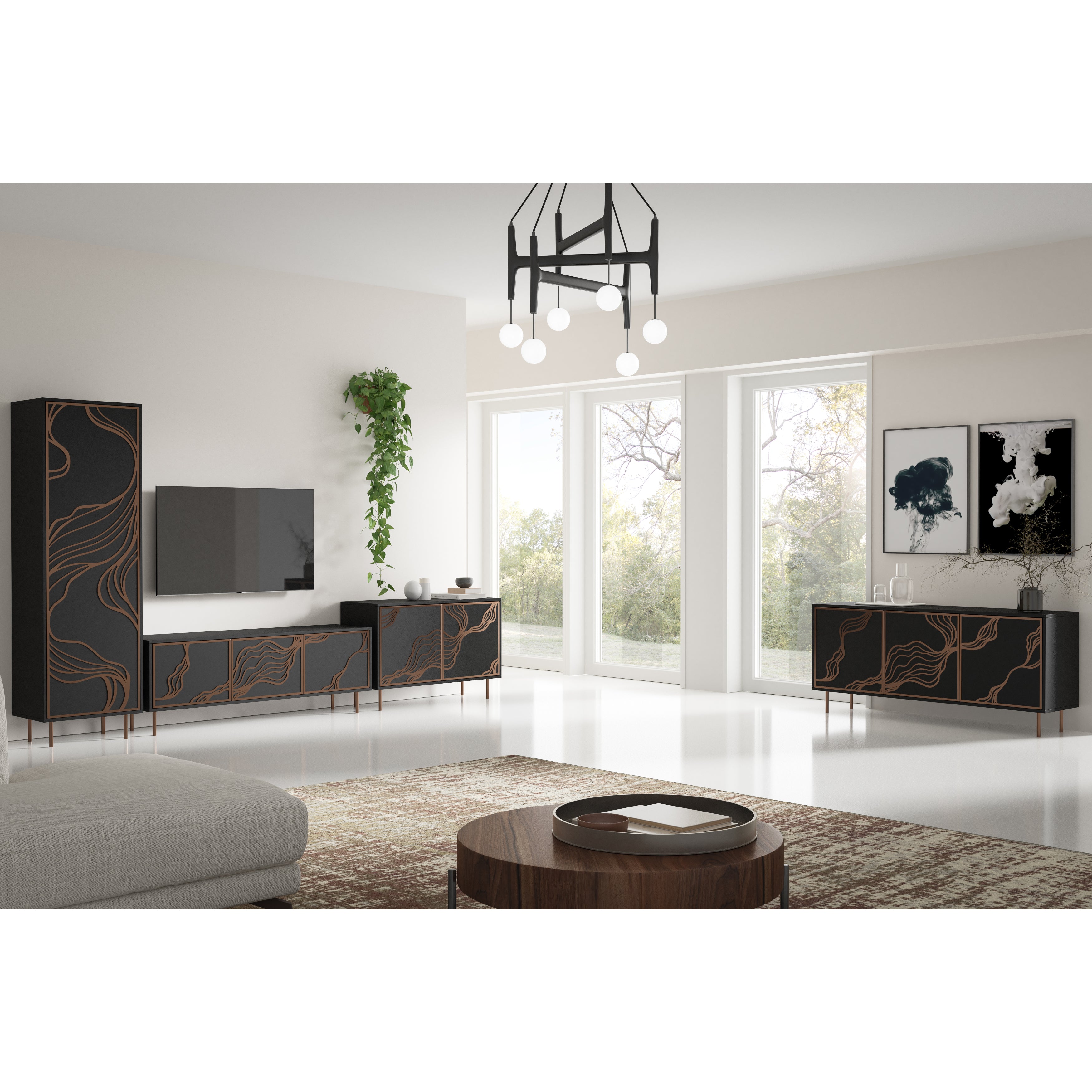 Maris vitrina 200x60cm, Material: Laminirana plošča