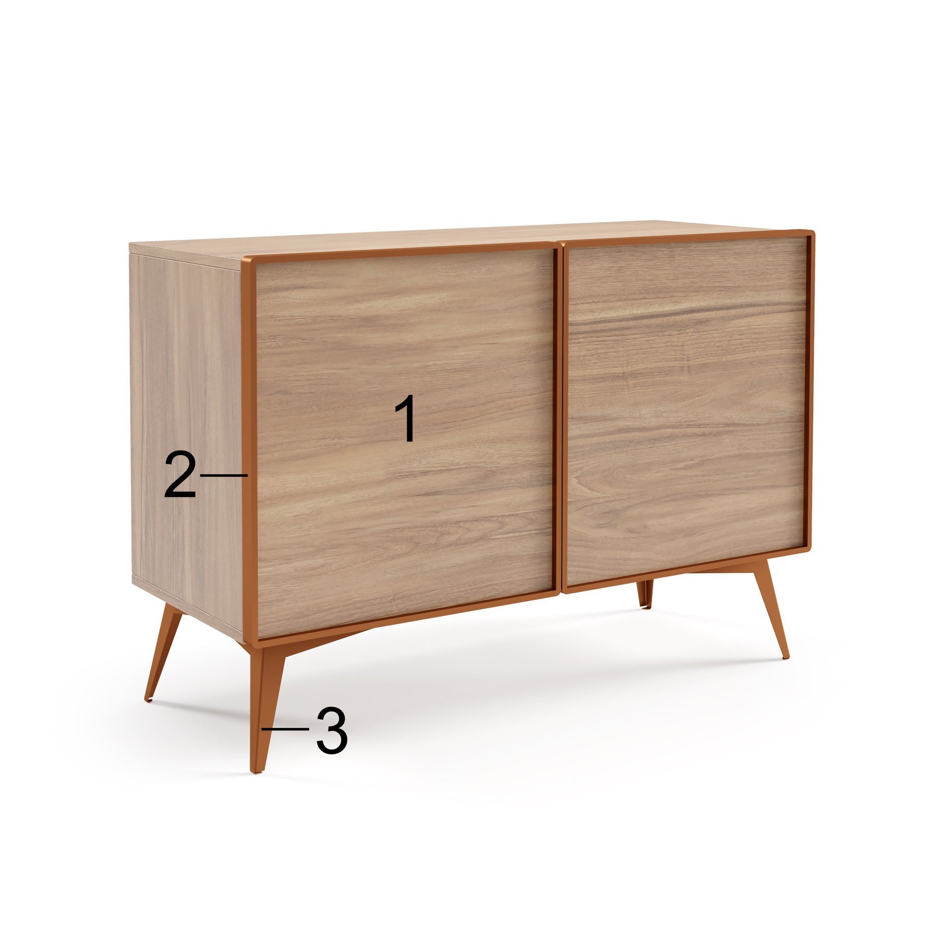 Mavero komoda 110x42cm, Material: Izbira materiala