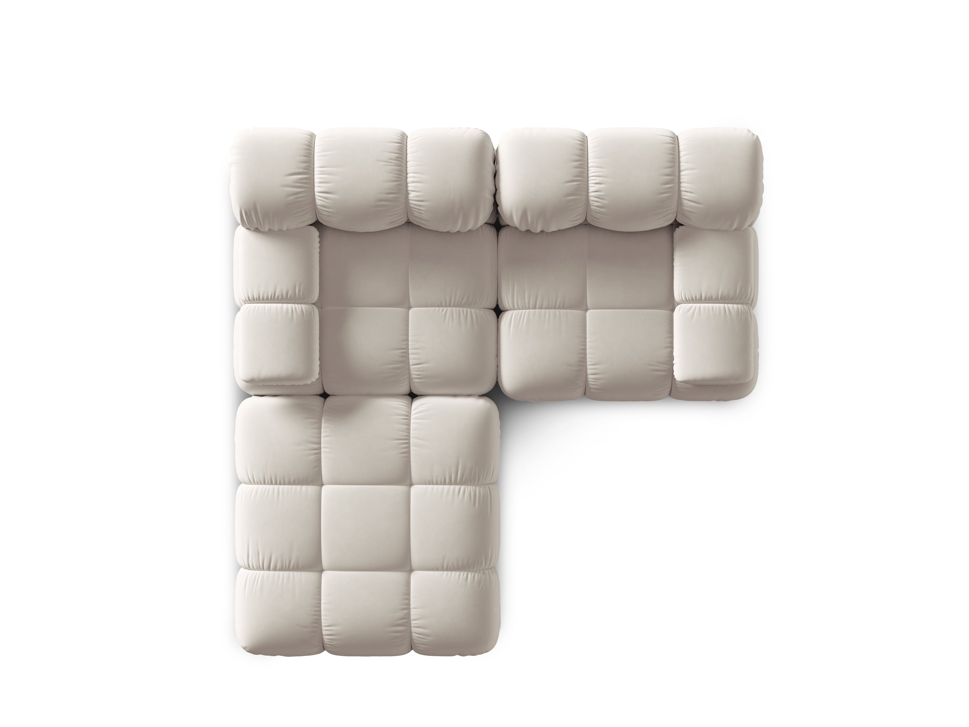 Modularna sedežna garnitura Bellis 3 sedeži, 188x188cm, Material: Žamet