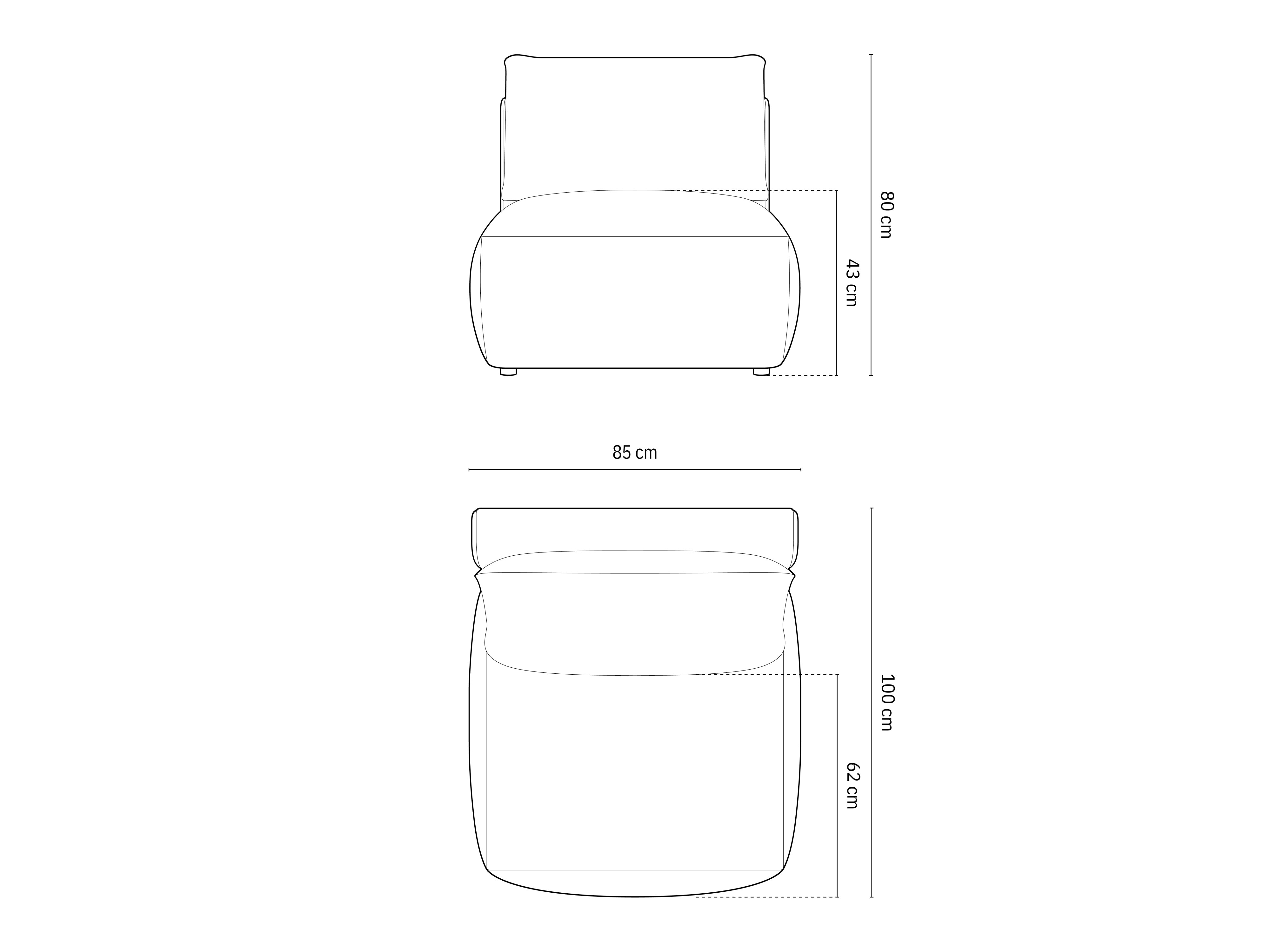 Chrisov modul 85x100cm, Material: Žamet