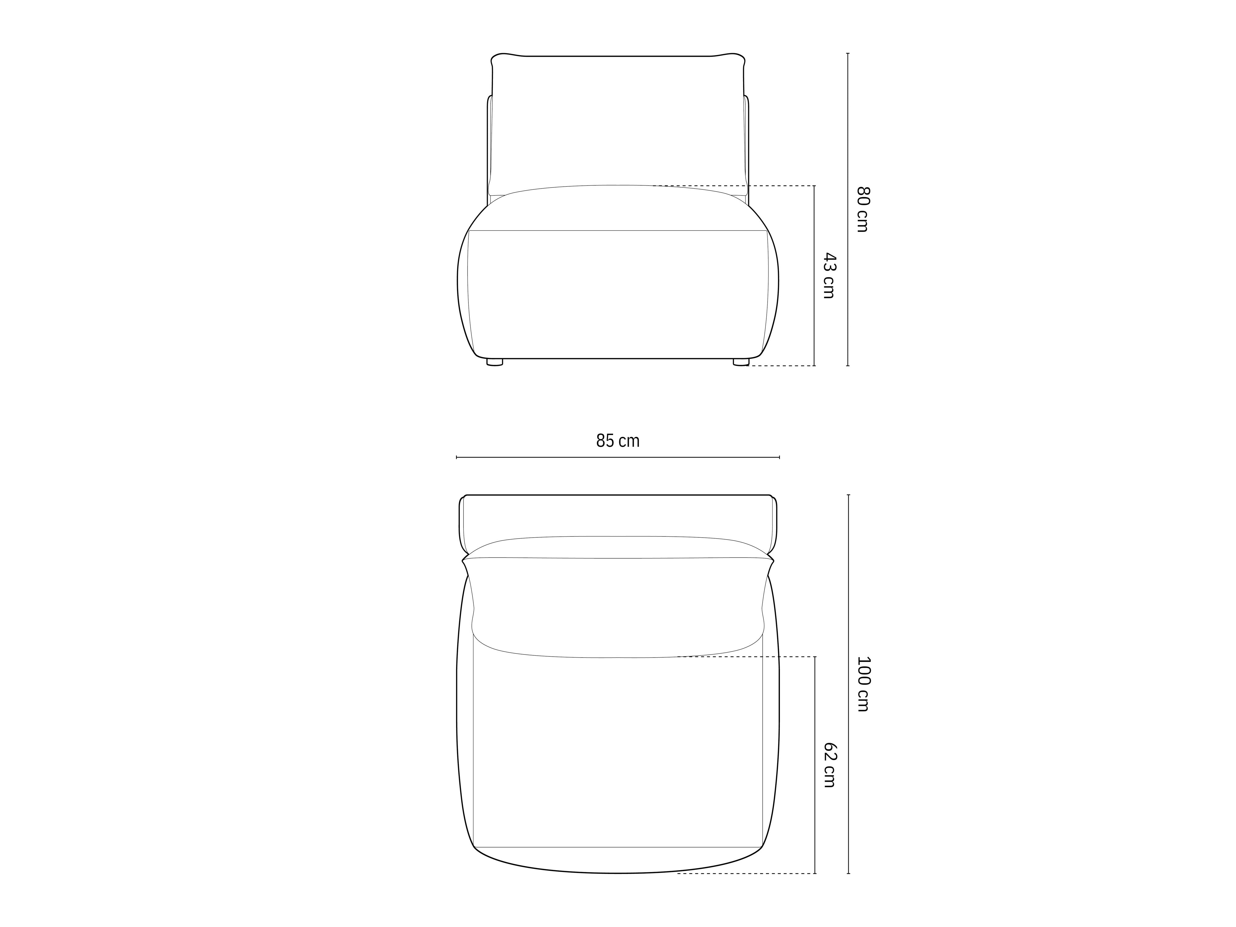 Chris modul 85x100cm, Material: Strukturirana tkanina