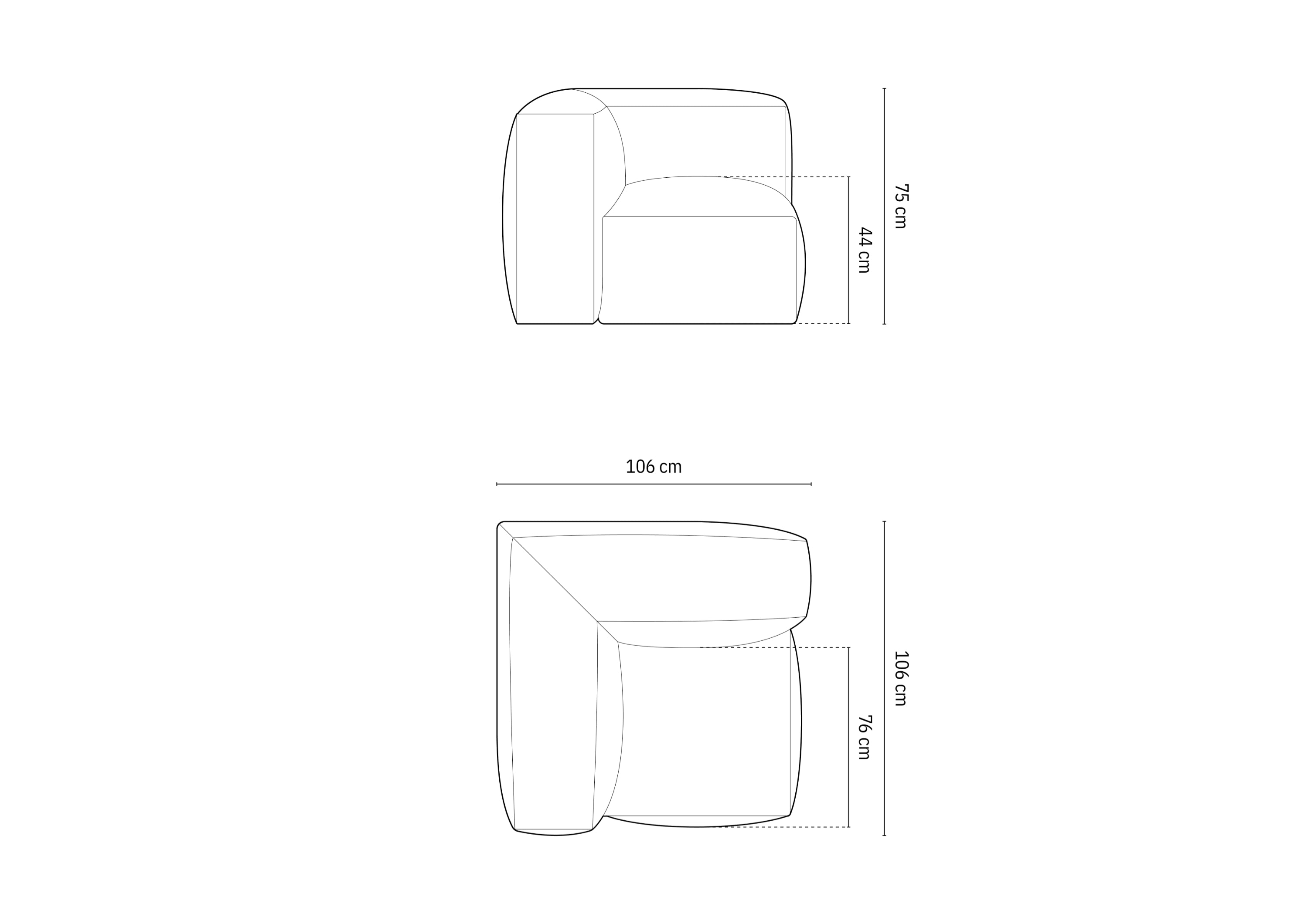Martinin modul, 106x106cm, Material: Žamet