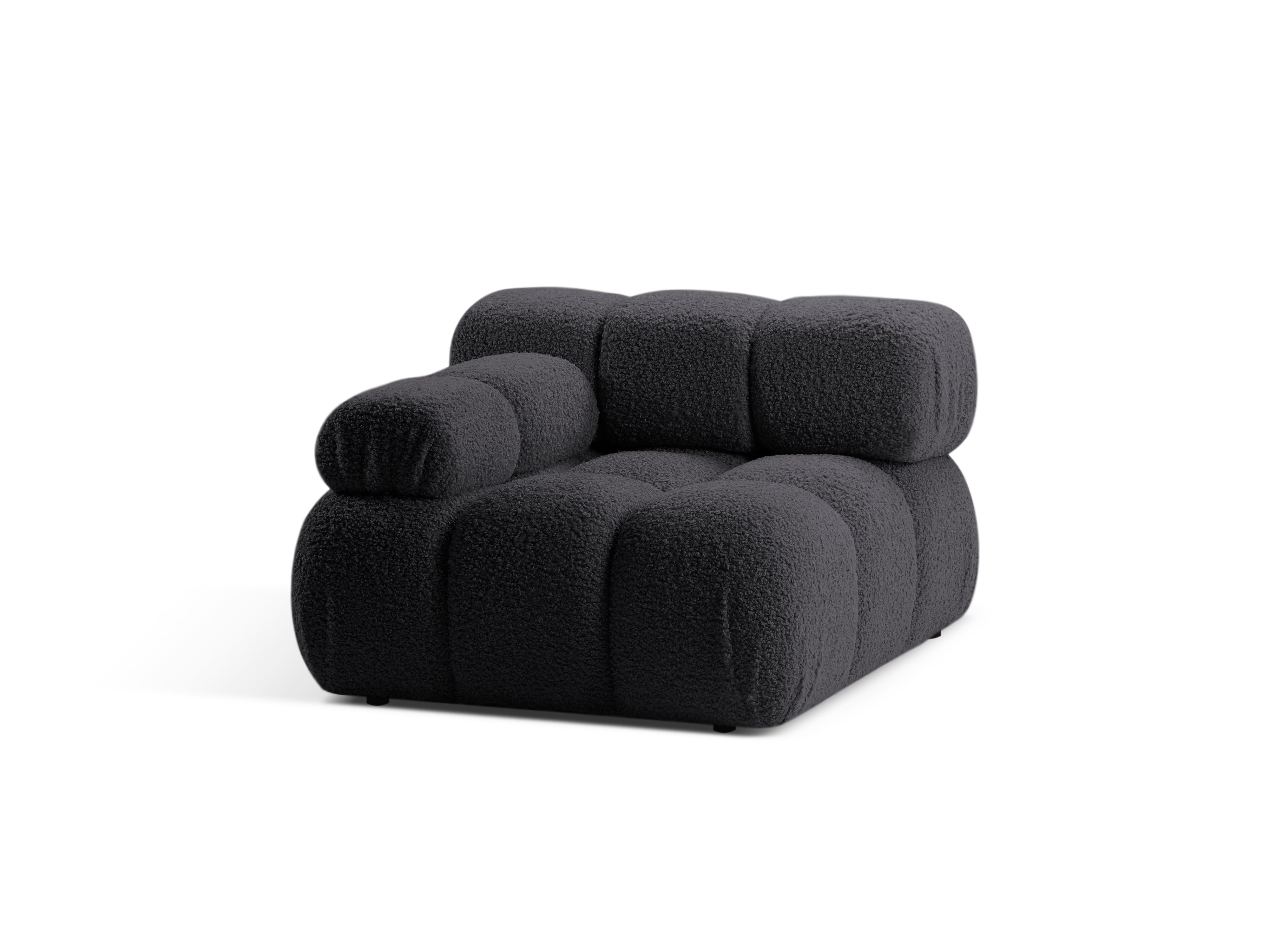 Bellis modul z naslonom za roke 94x94cm, material: bukle