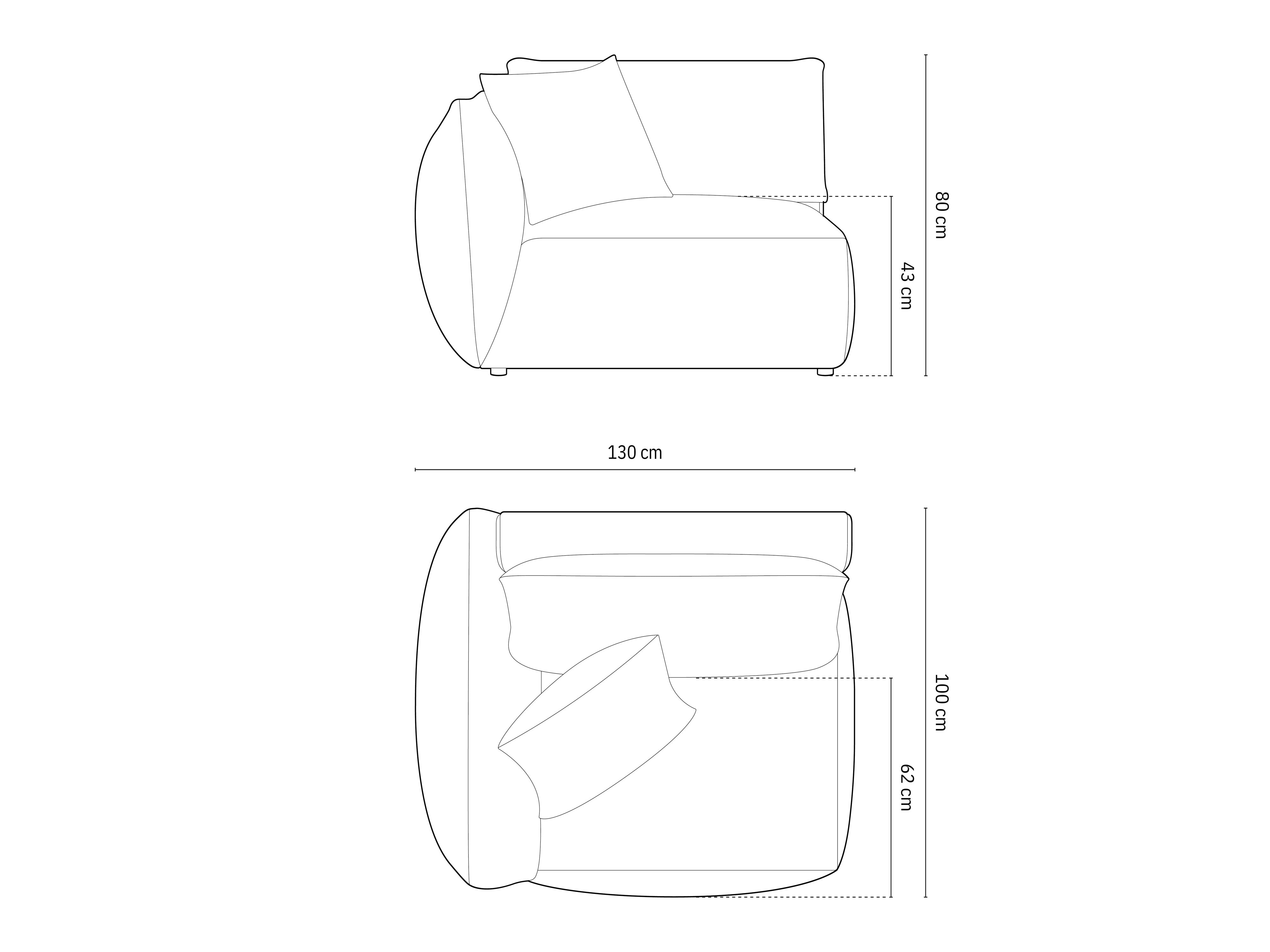 Chris modul 130x100cm, Material: Strukturirana tkanina