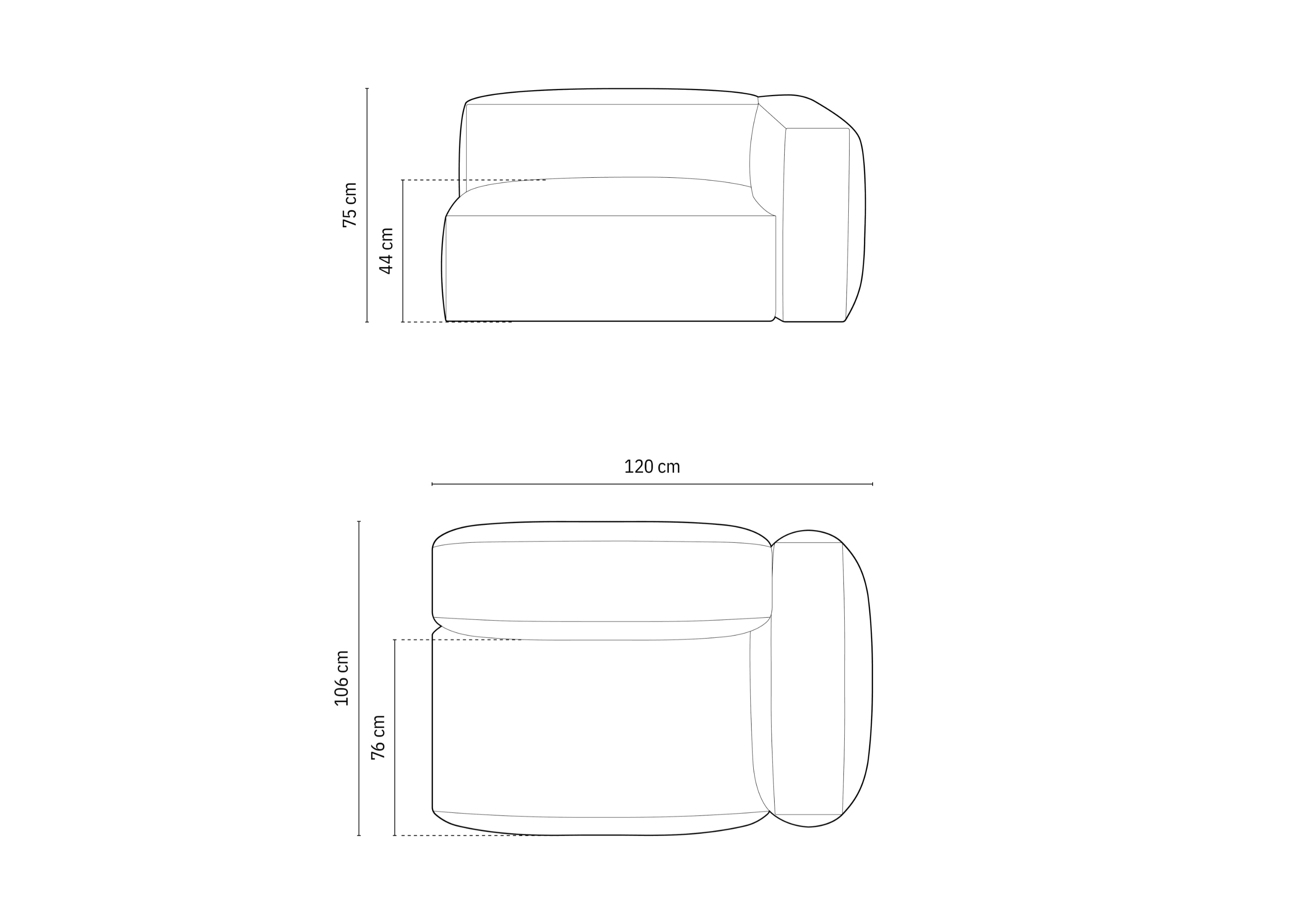 Martinin modul, 120x106cm, Material: Žamet