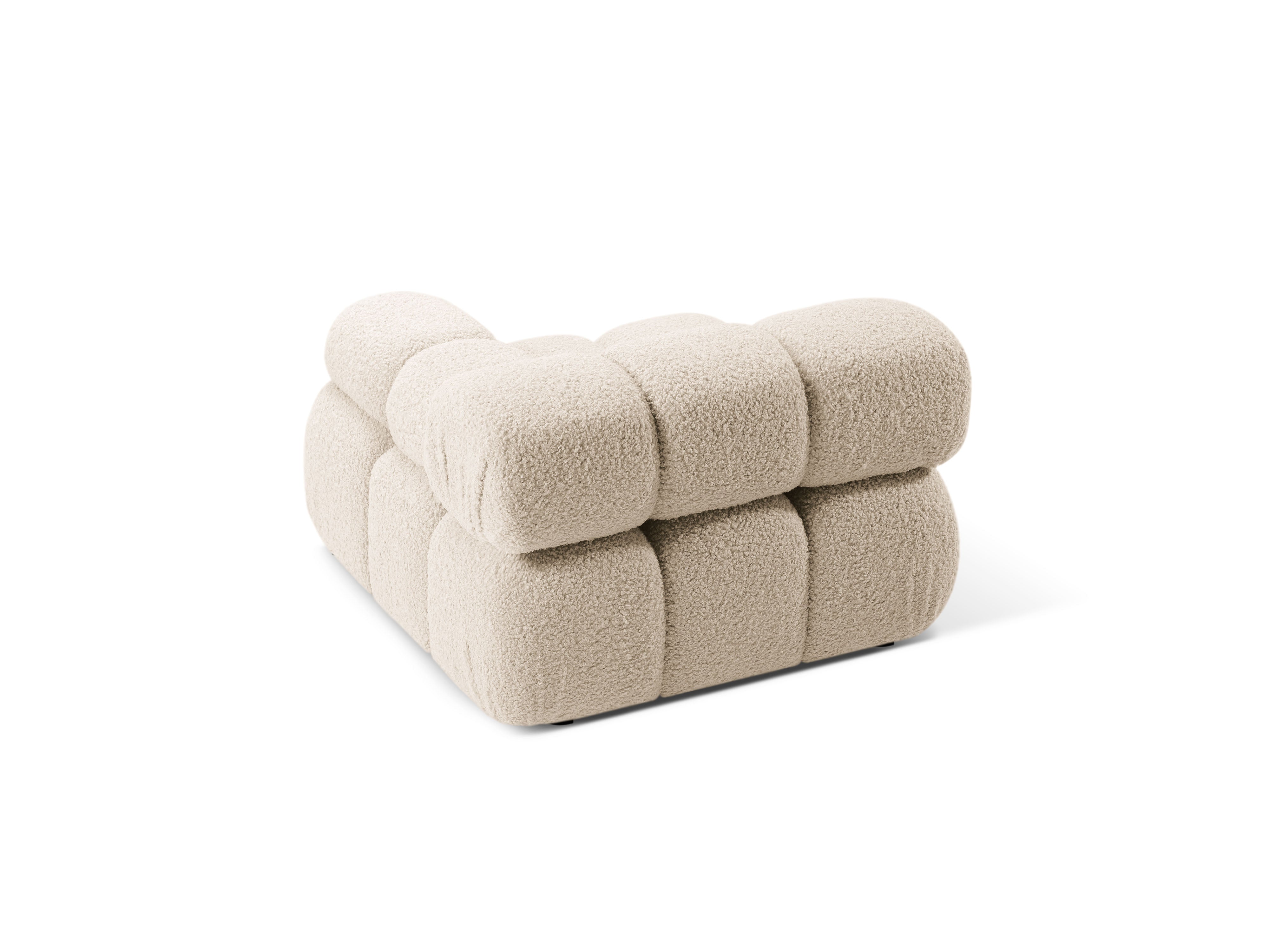 Bellis modul z naslonom za roke 94x94cm, material: bukle