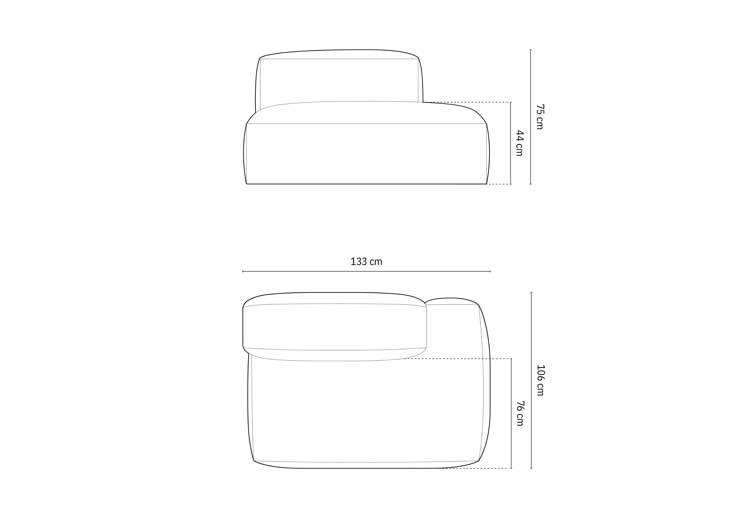 Modul Martina, 133x106cm, Material: Strukturirana tkanina