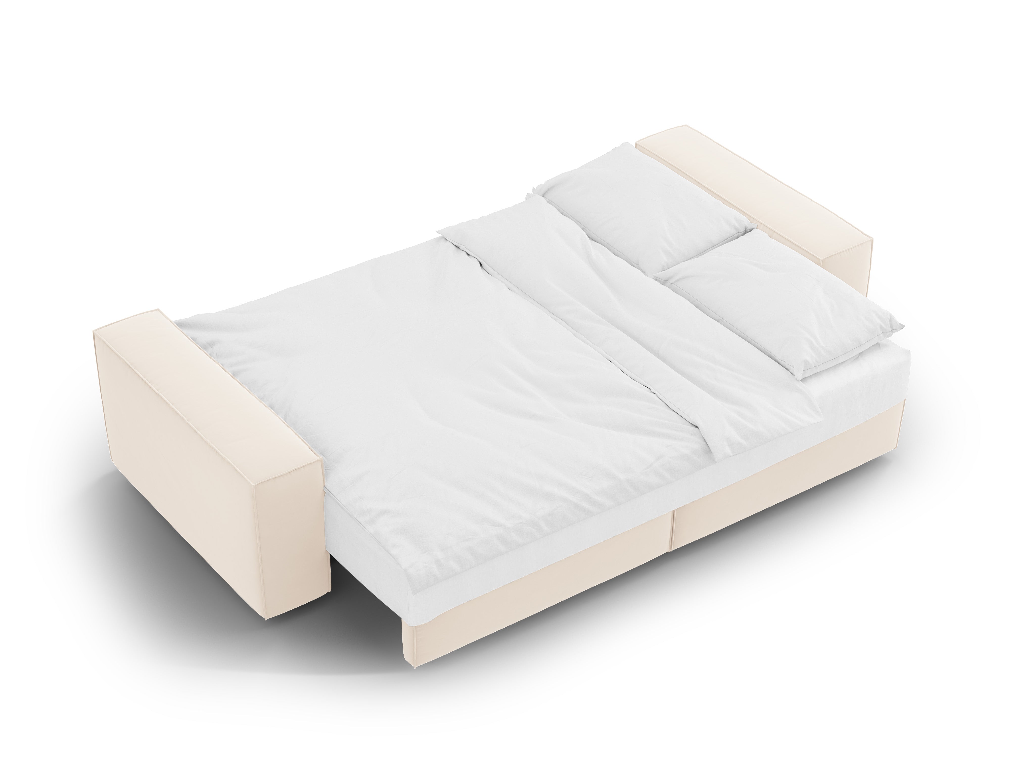 Jodie kavč z raztegljivim ležiščem za 3 osebe, material: žamet