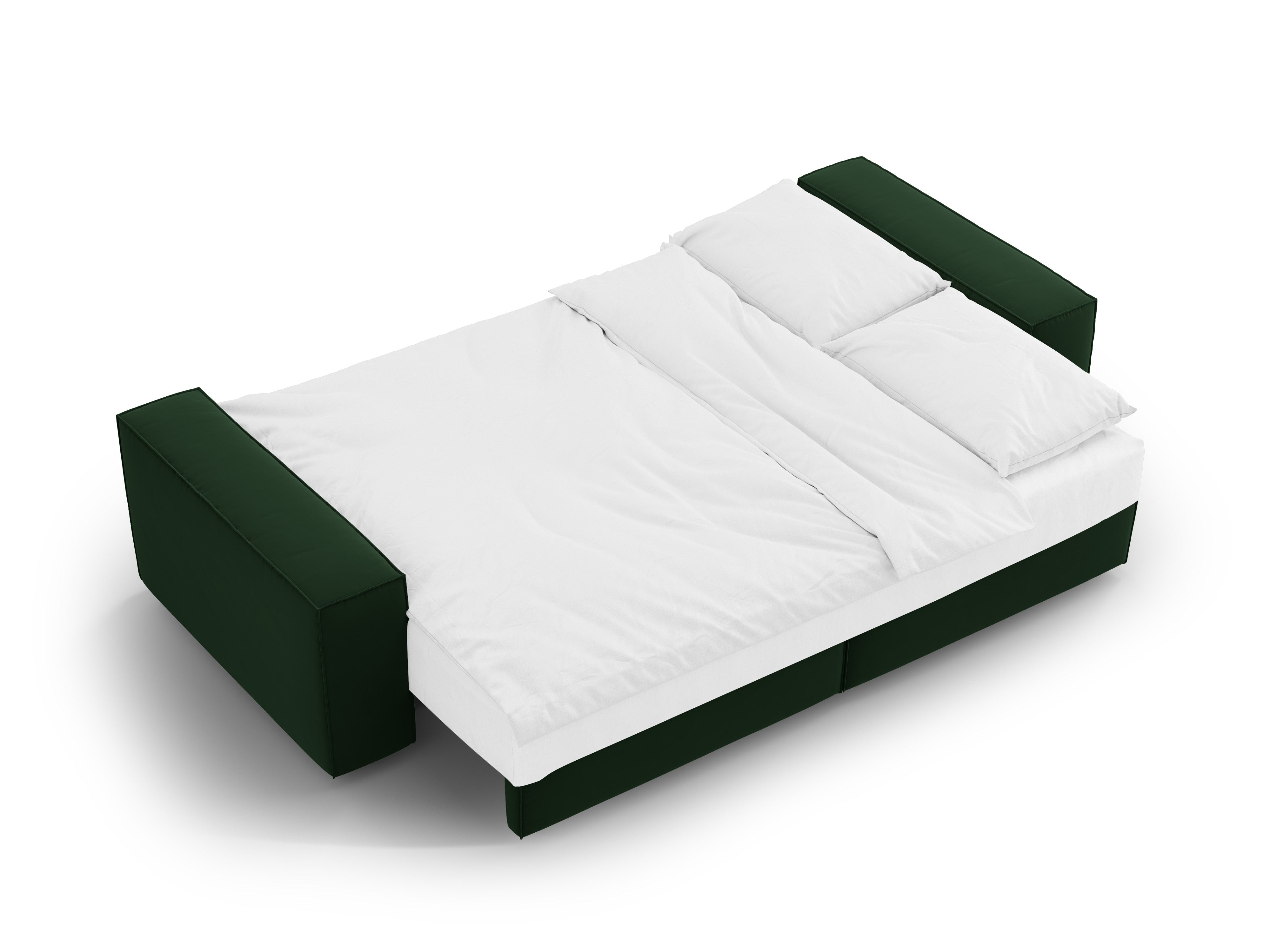 Jodie kavč z raztegljivim ležiščem za 3 osebe, material: žamet