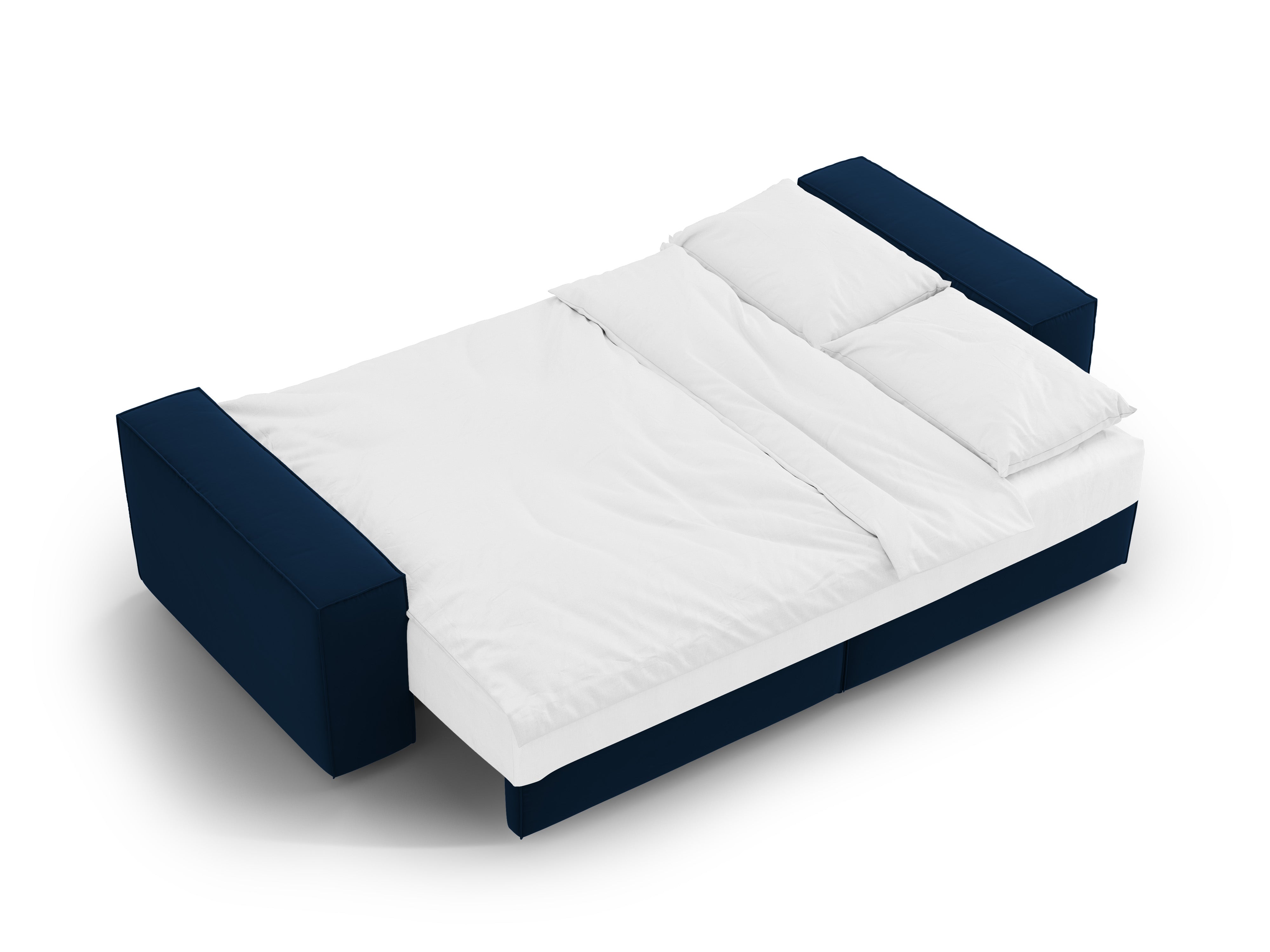 Jodie kavč z raztegljivim ležiščem za 3 osebe, material: žamet