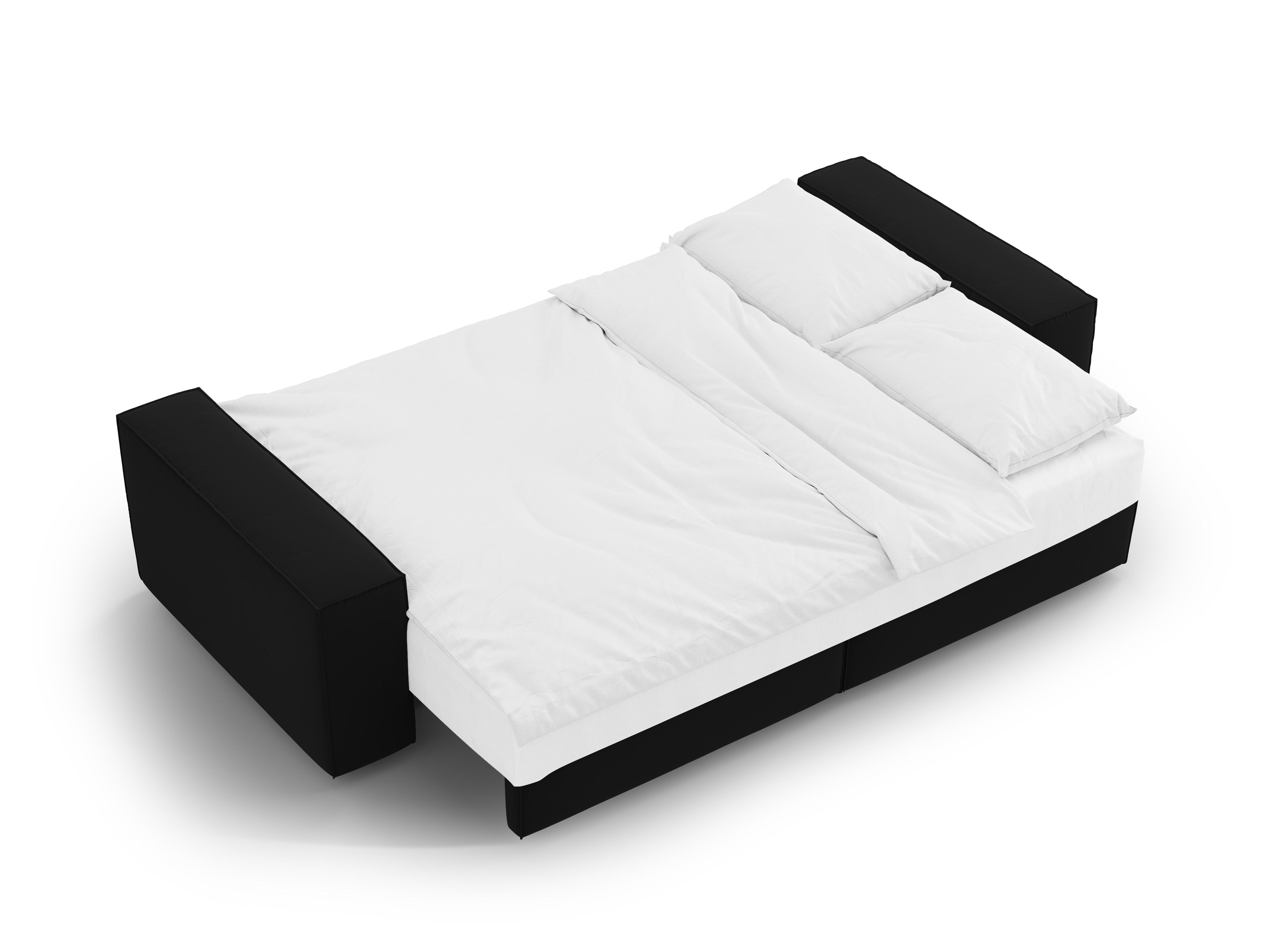 Jodie kavč z raztegljivim ležiščem za 3 osebe, material: žamet