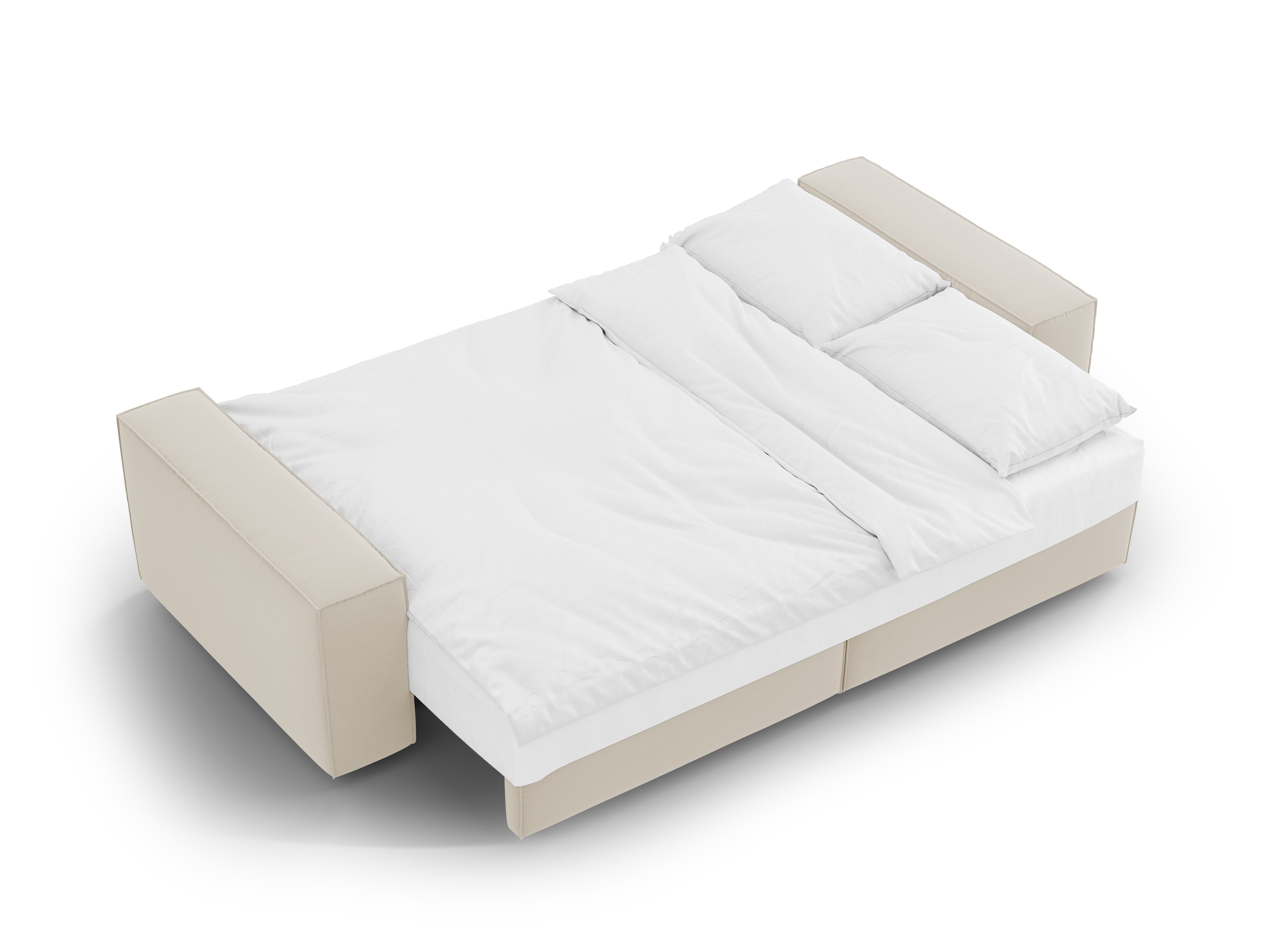 Jodie kavč z raztegljivim ležiščem za 3 osebe, material: žamet