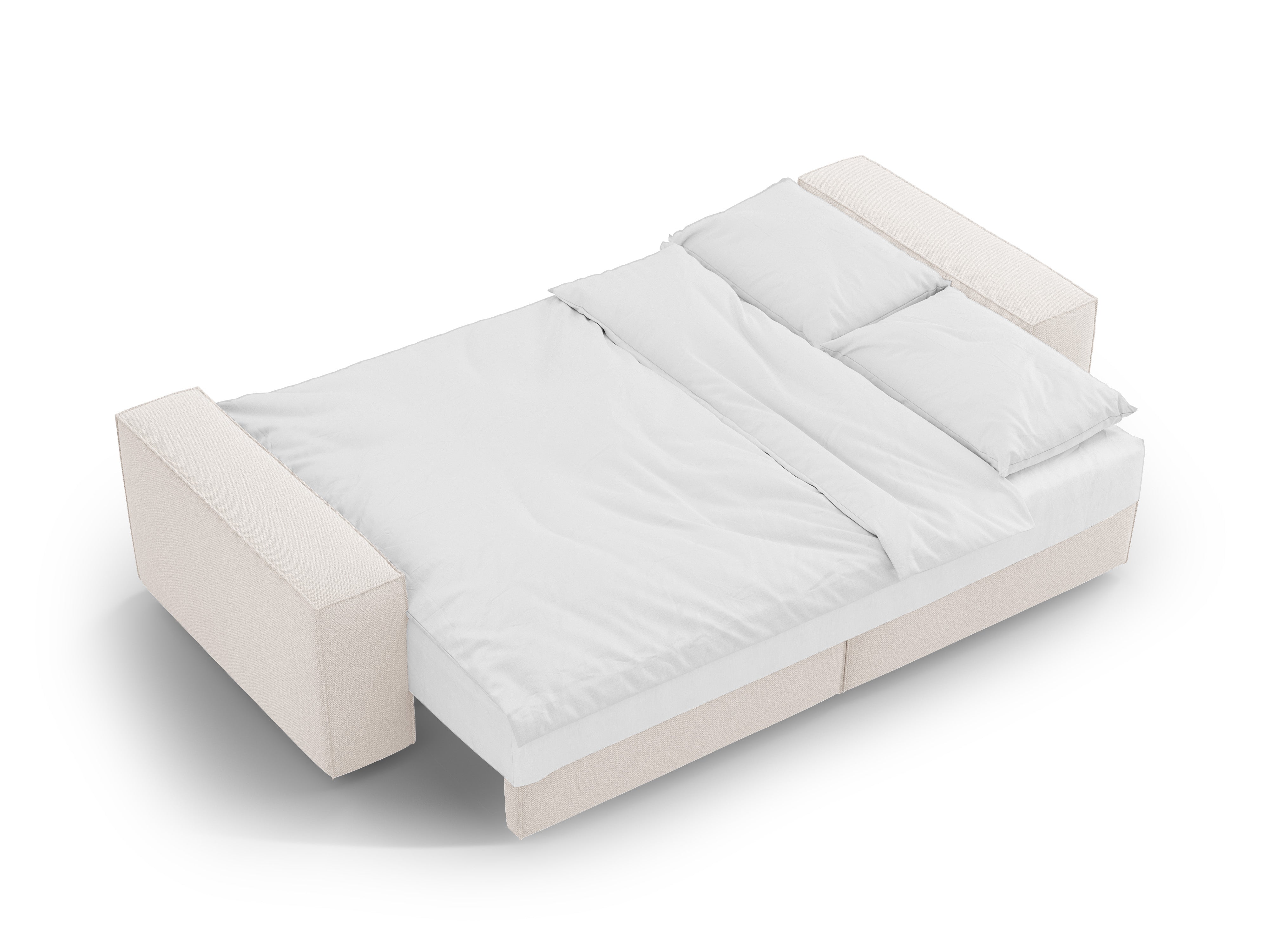 Jodie kavč z raztegljivim ležiščem za 3 osebe, material: strukturirano blago