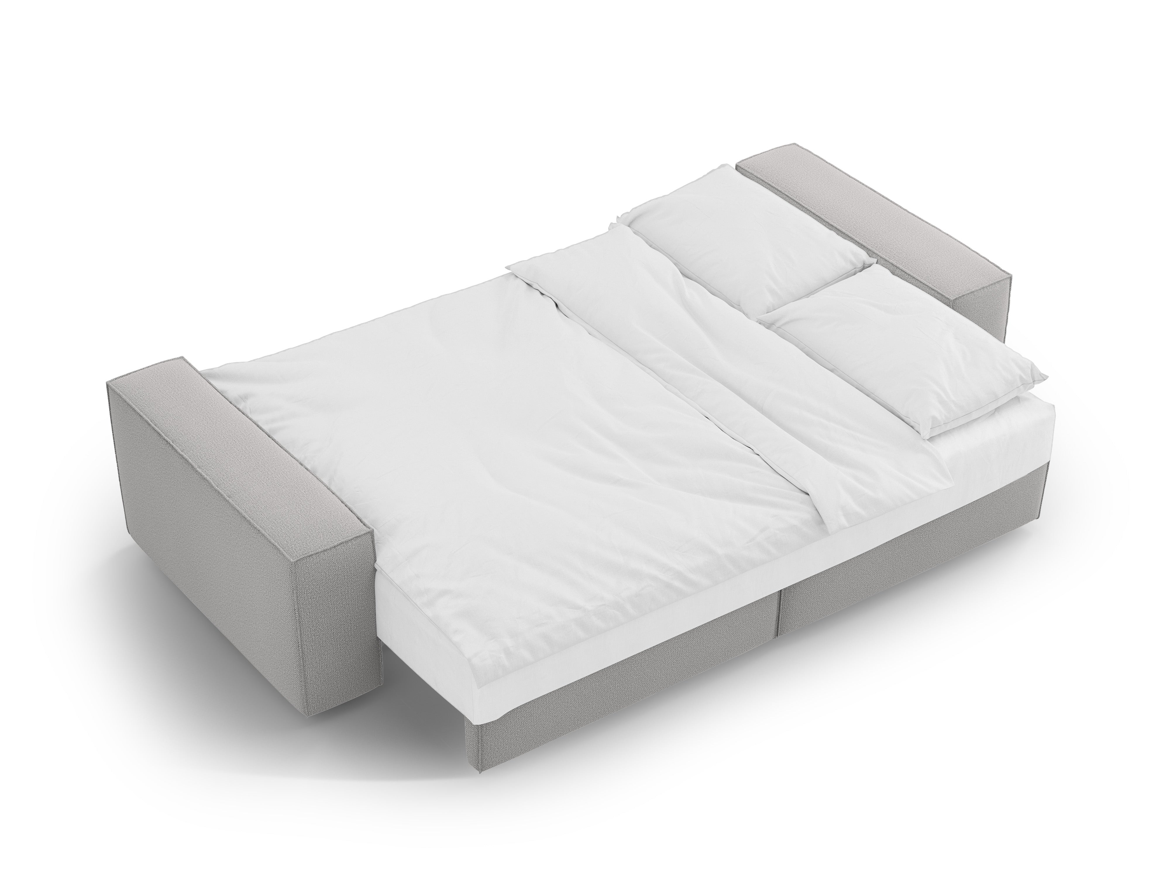 Jodie kavč z raztegljivim ležiščem za 3 osebe, material: strukturirano blago