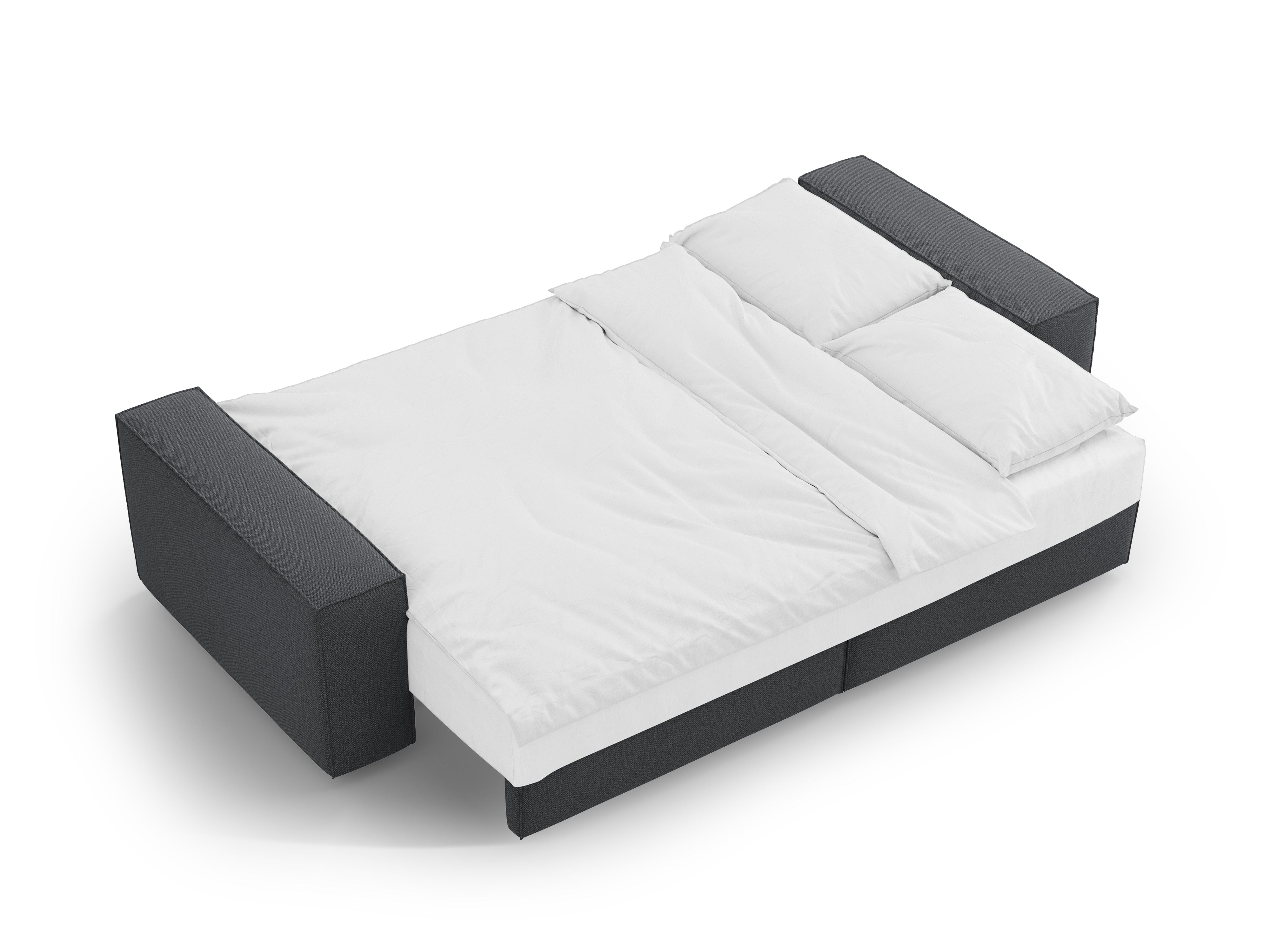 Jodie kavč z raztegljivim ležiščem za 3 osebe, material: strukturirano blago