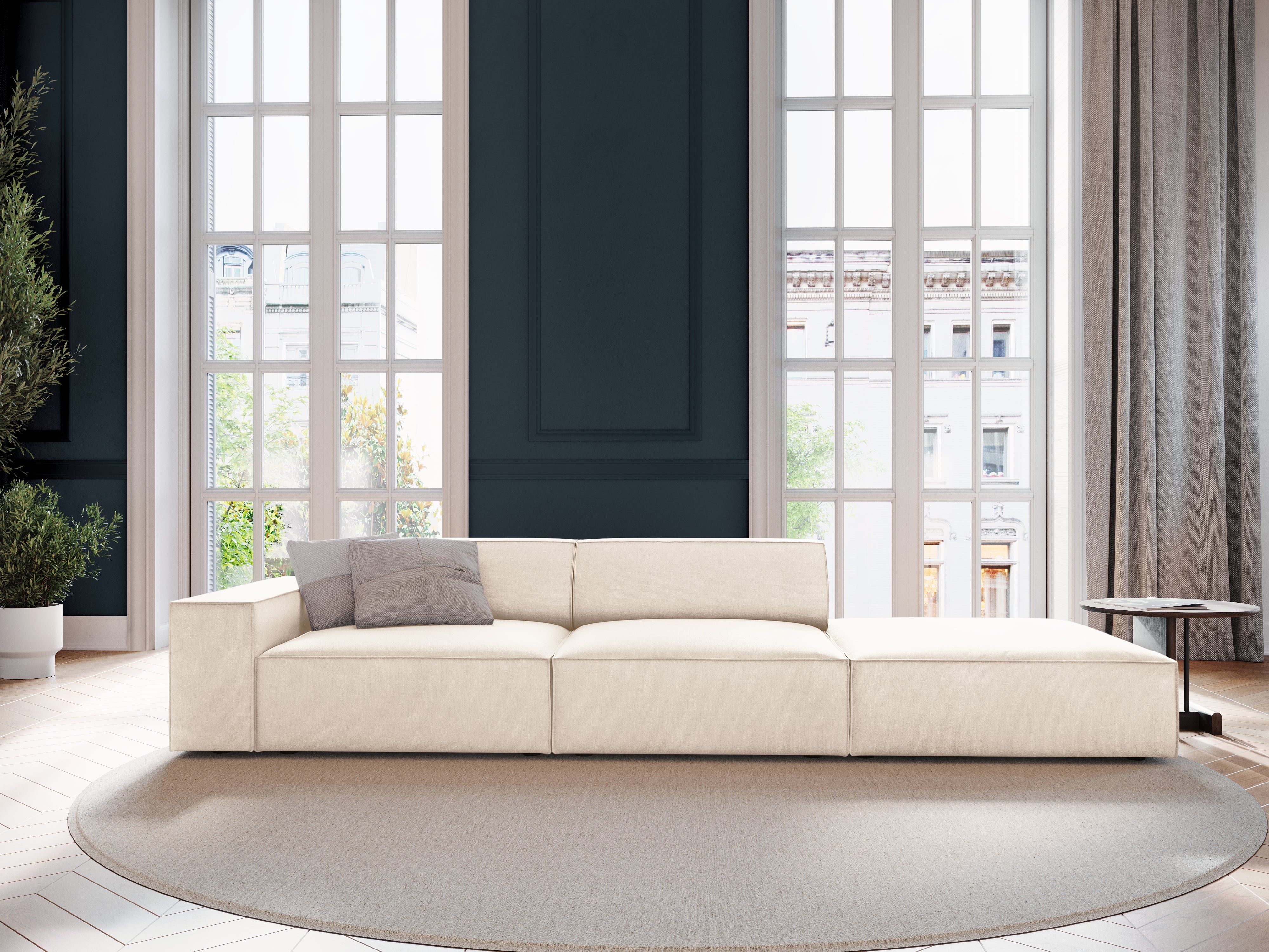 Kavč Jodie 262x102cm, Material: Žamet